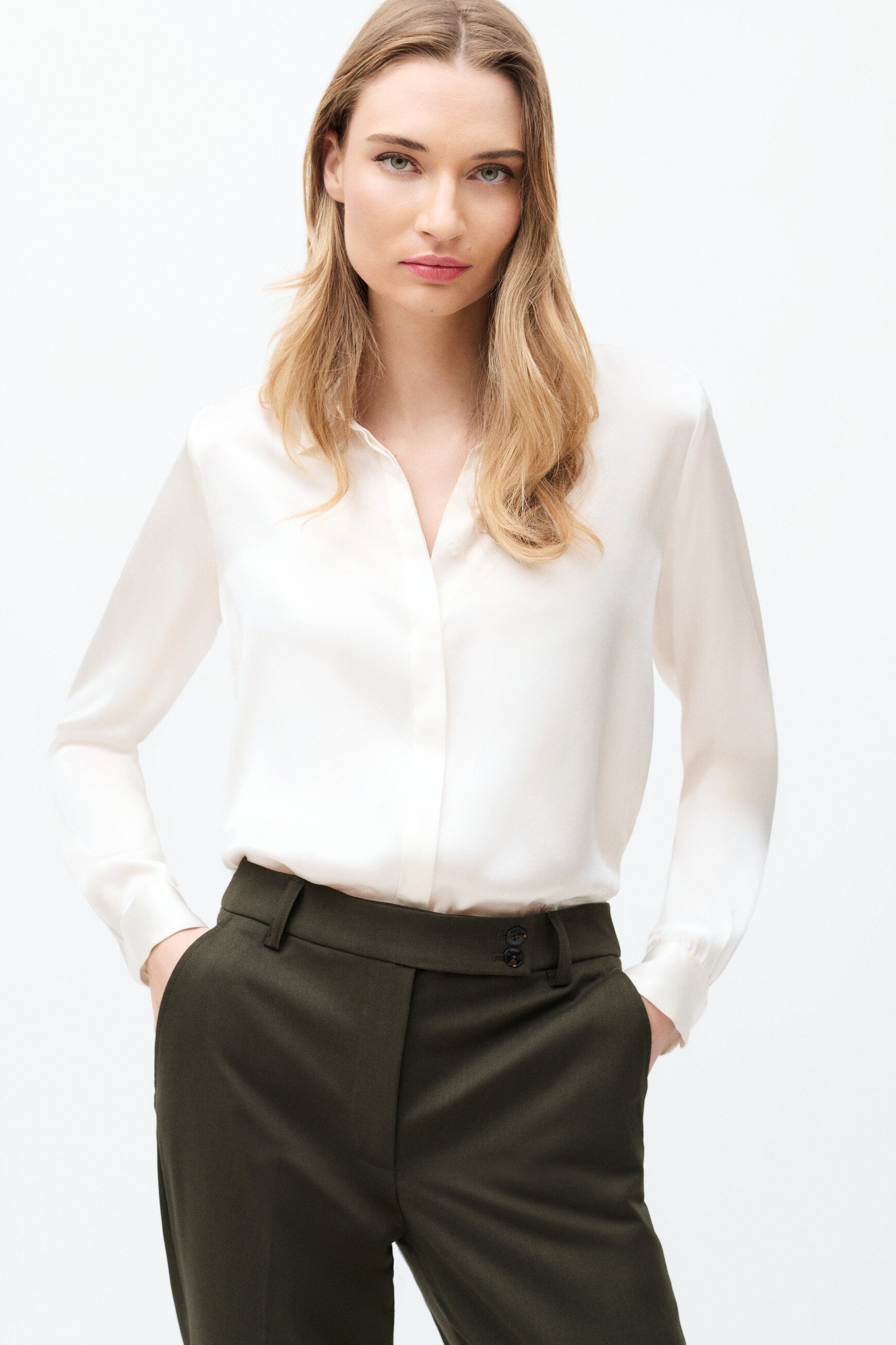 trousers pilotiville dark green woman Trousers Pilotiville dark green woman