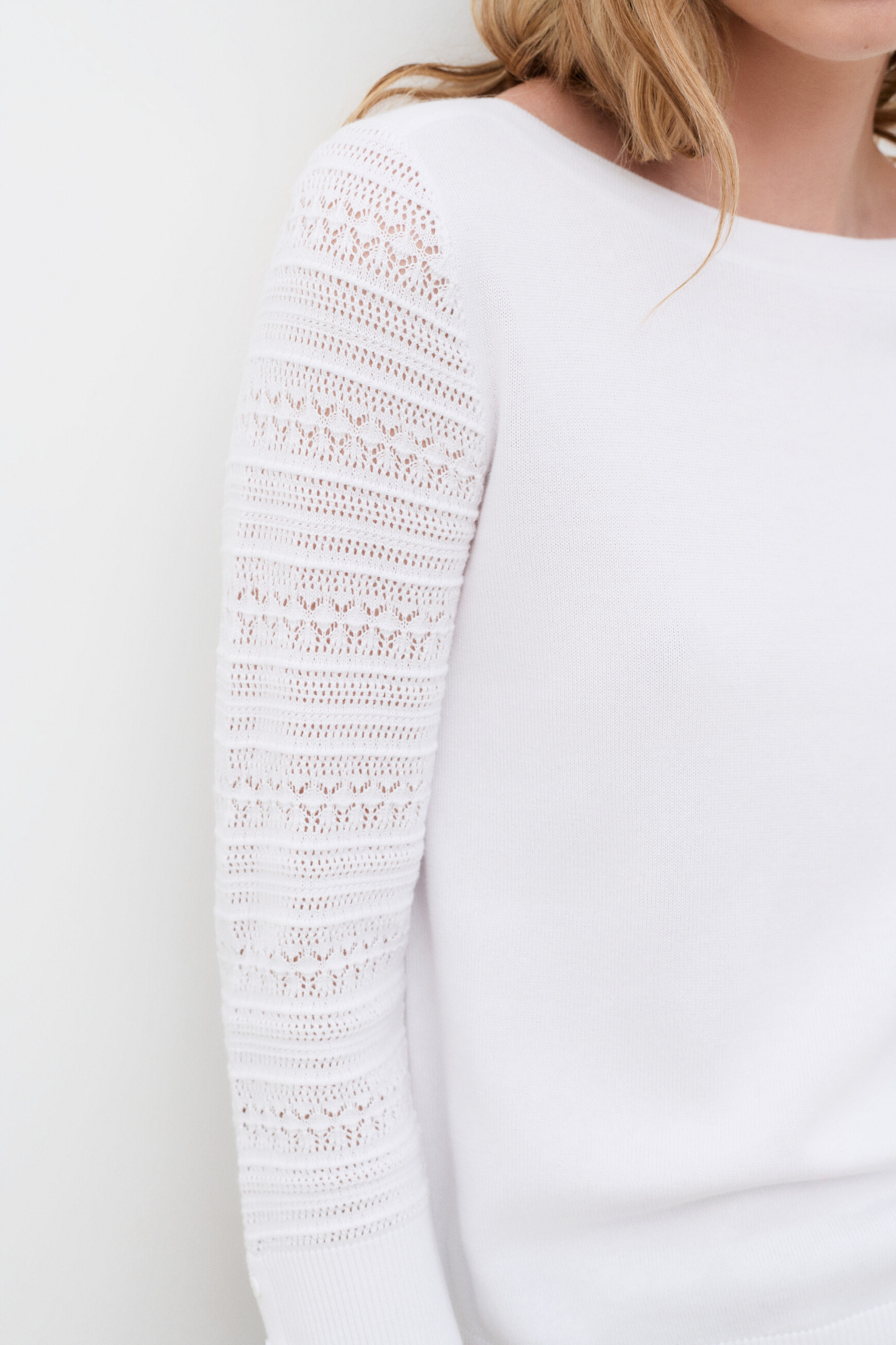 Mjaynie sweater ecru woman
