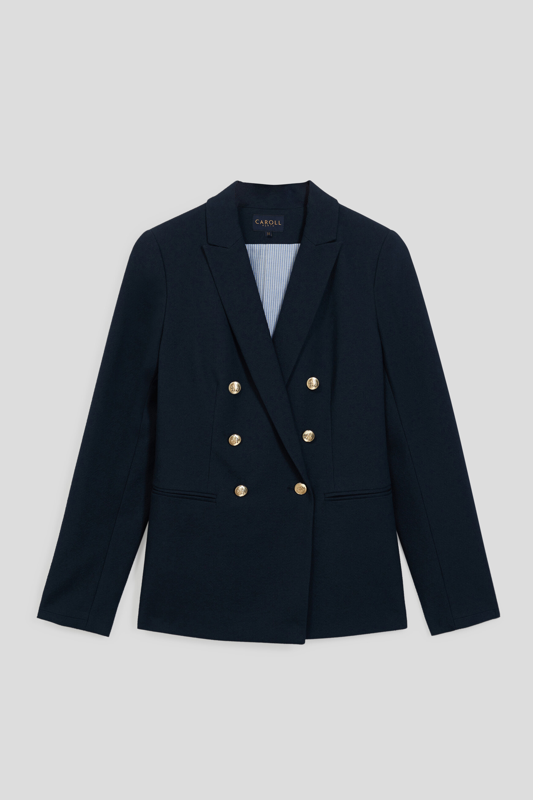 Maina double-breasted blazer navy blue woman