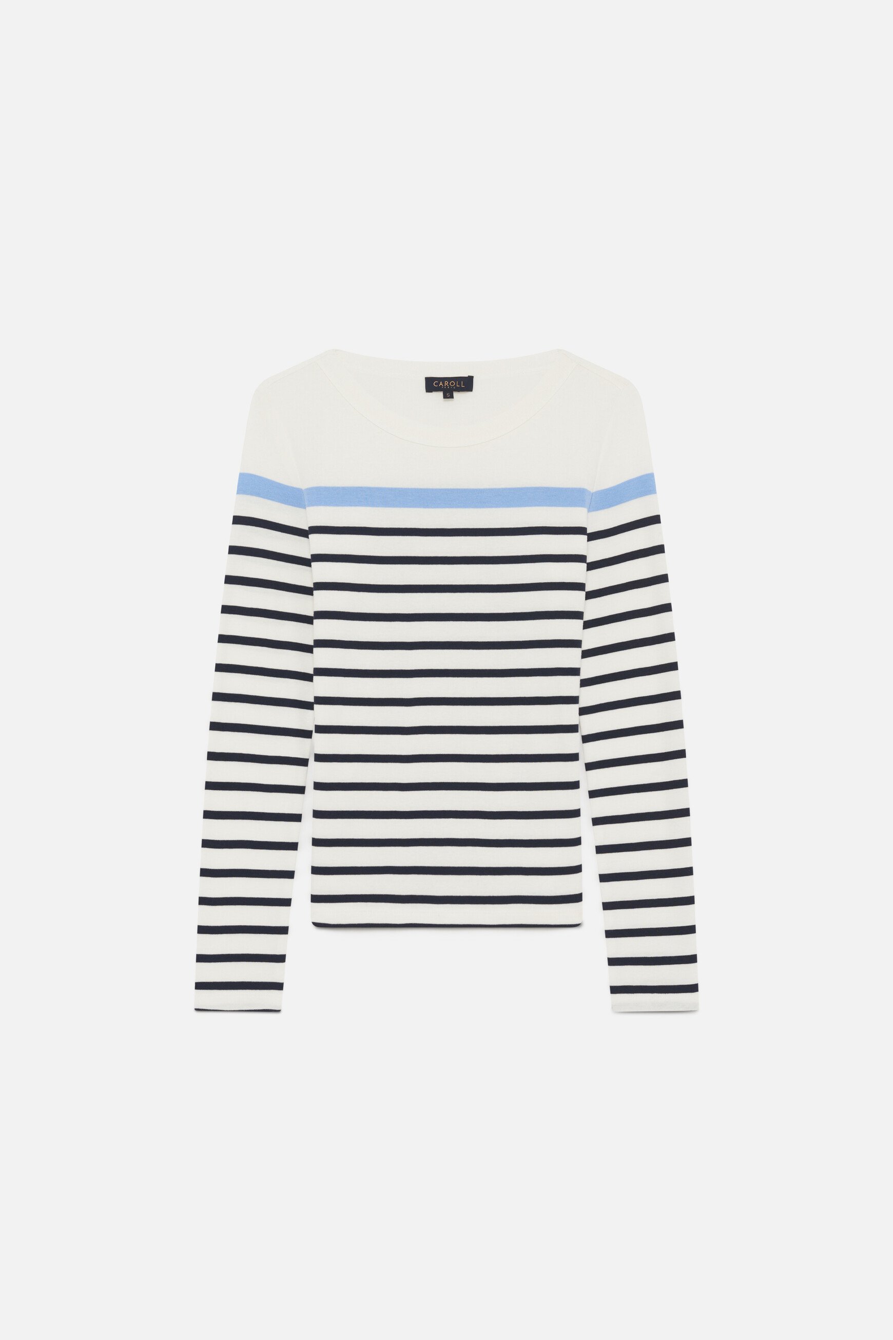 gestreept t shirt lana blauw vrouw Gestreept T-shirt Lana blauw vrouw