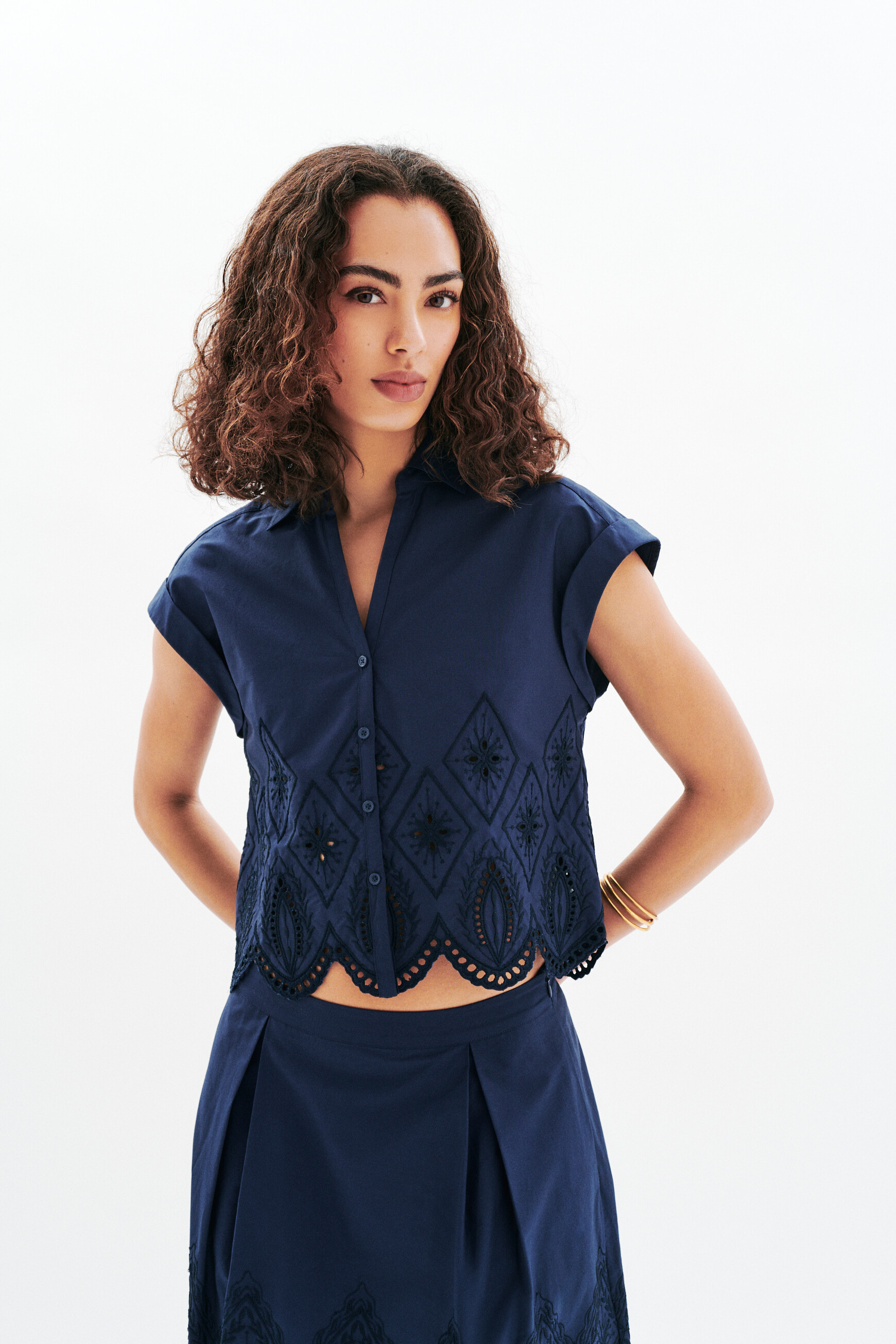 chemise romy bleu marine femme Chemise Romy bleu marine femme
