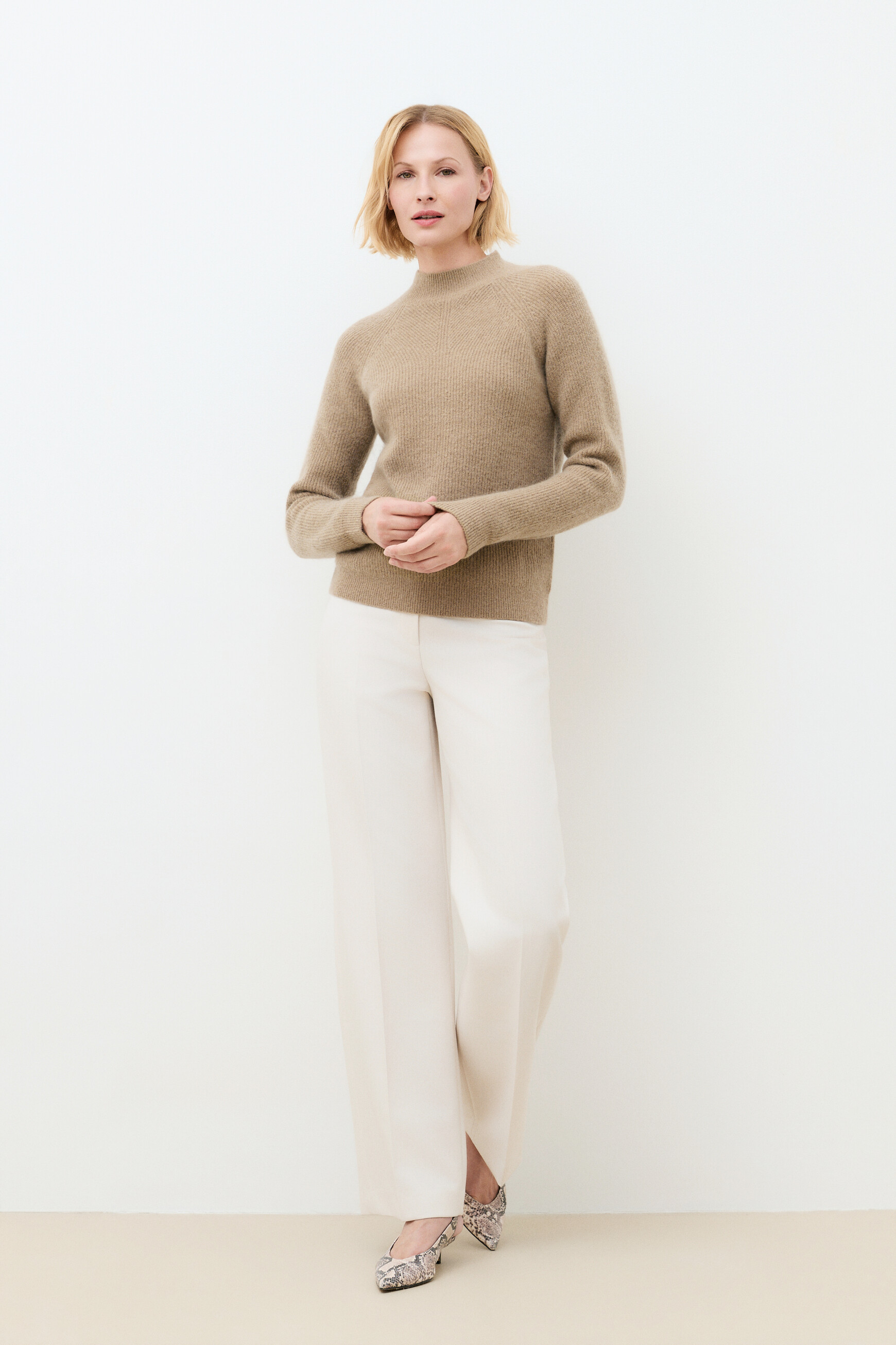 Mviolene sweater taupe woman