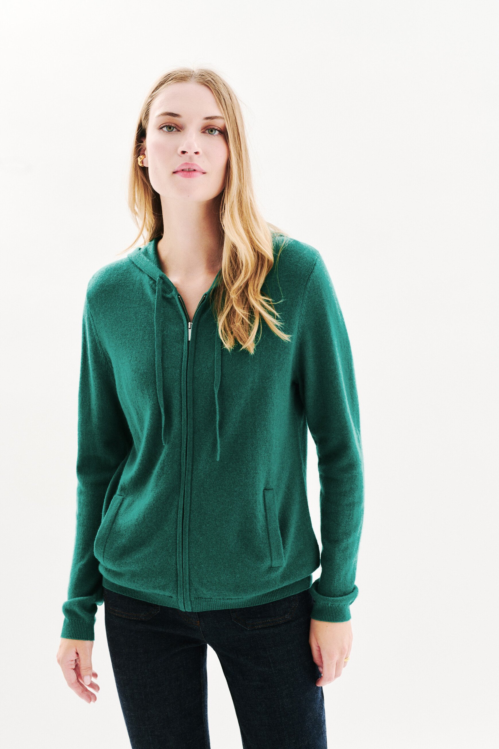 colete basila vert émeraude mulher
