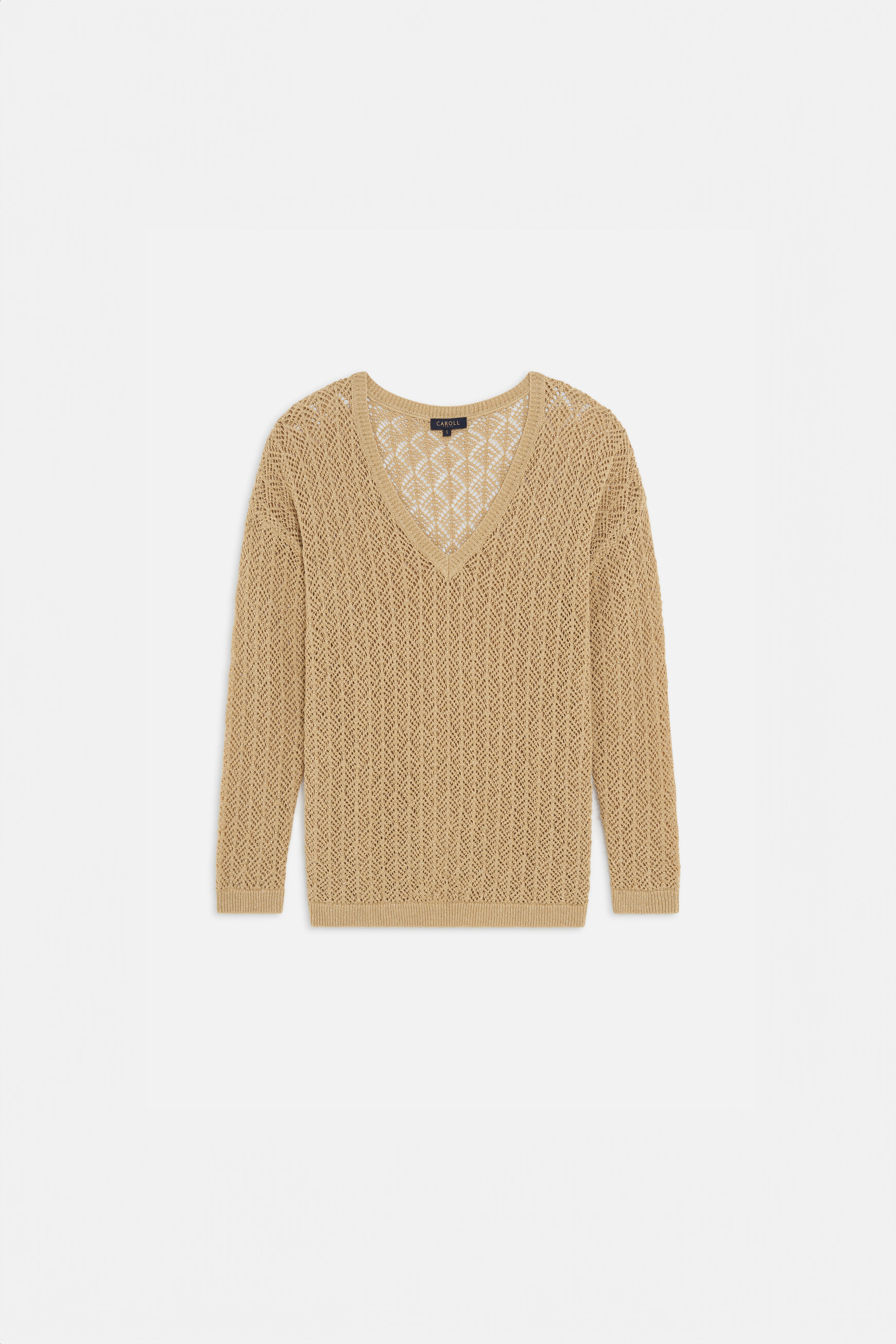 Pull menzo couleur or femme