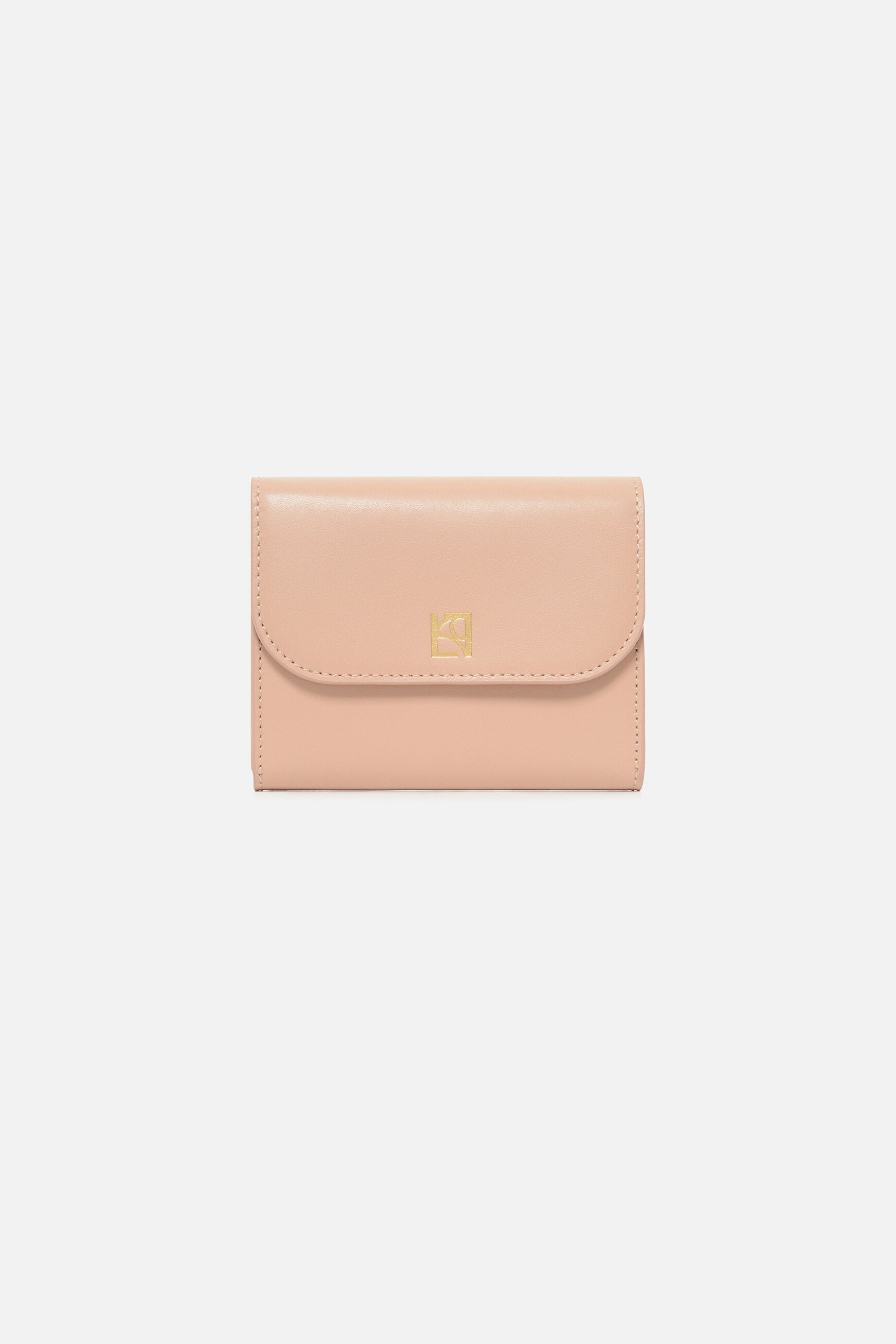 porte cartes sully en cuir naturel rose pastel femme Porte-cartes sully en cuir naturel rose pastel femme