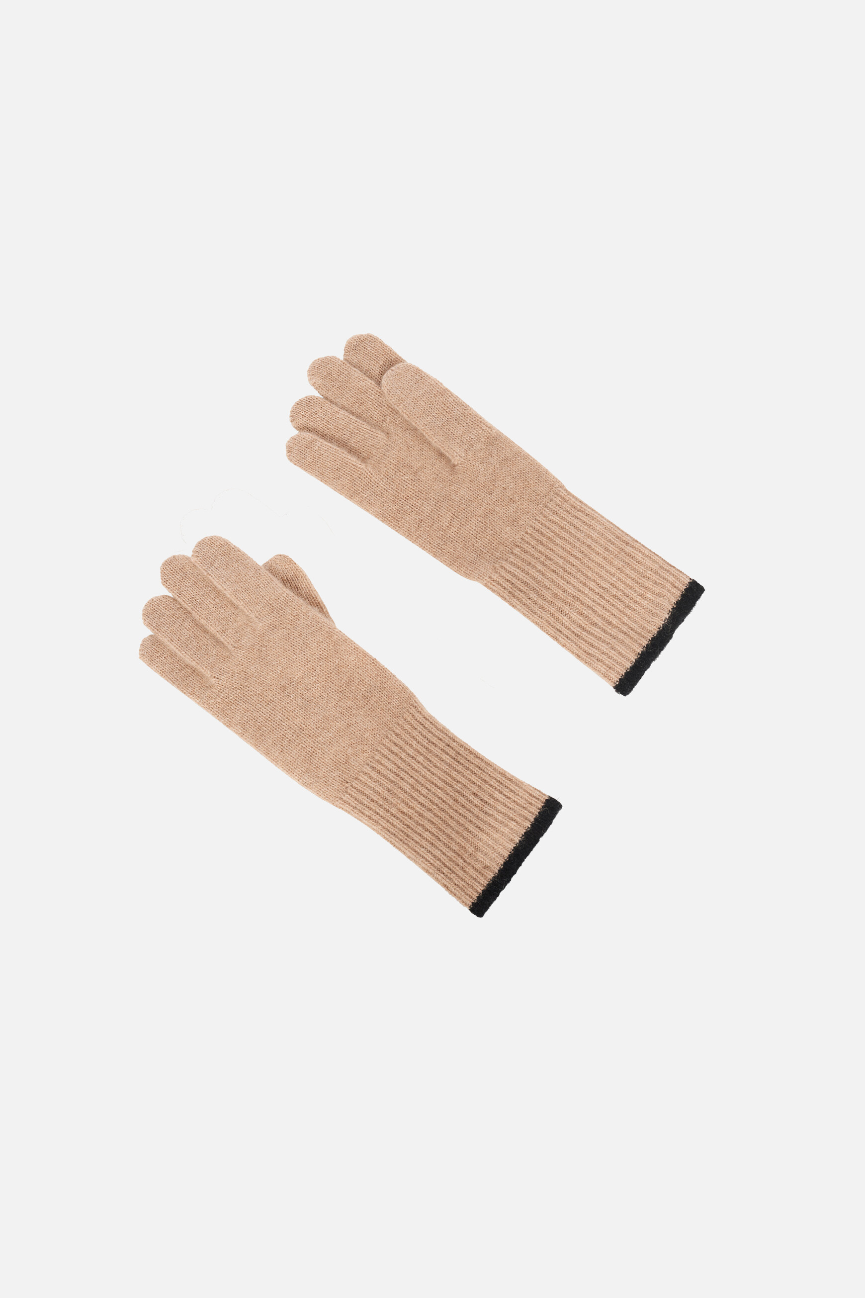 Gants Goelya 100% cachemire sable femme