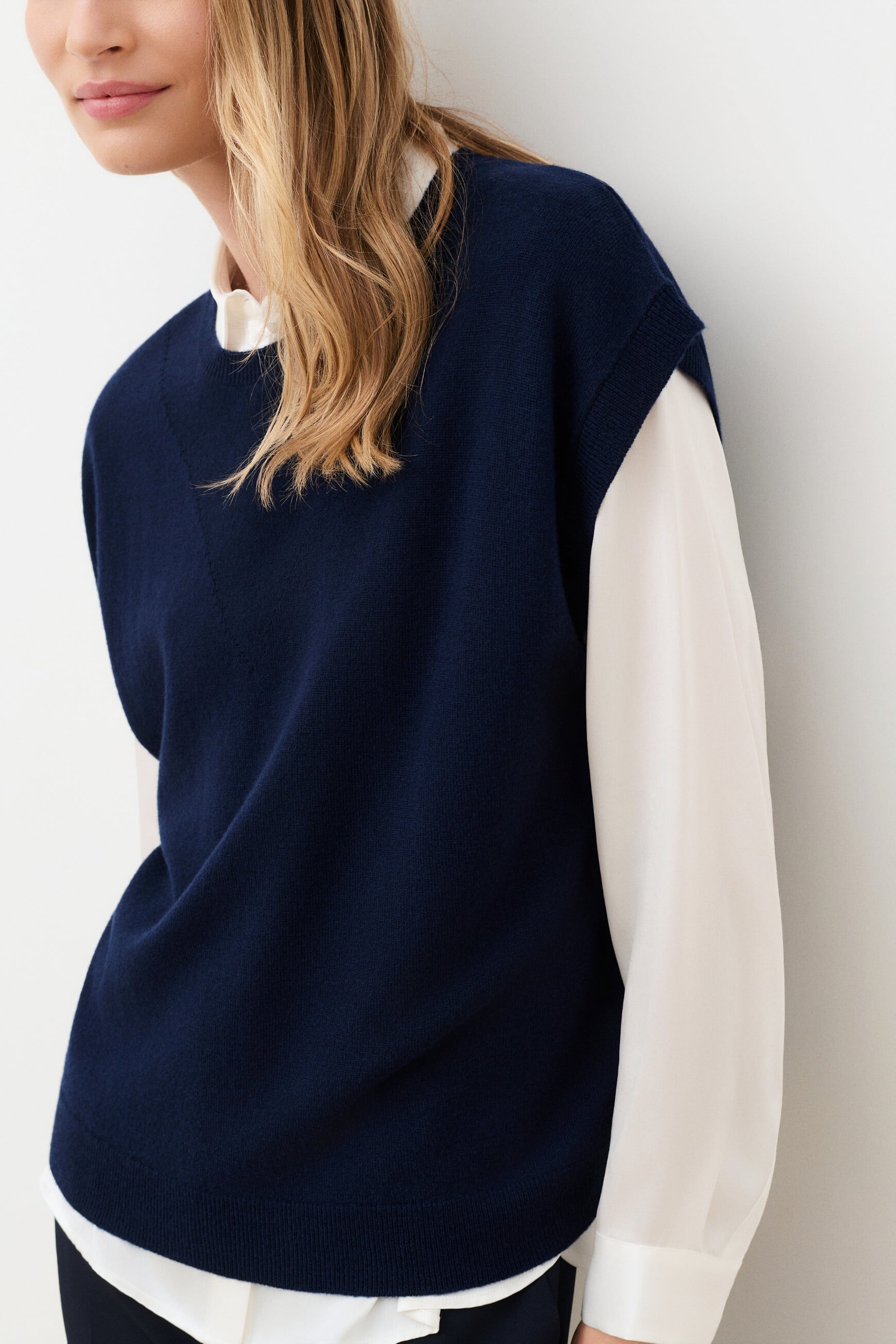 Mathilde sweater navy blue woman