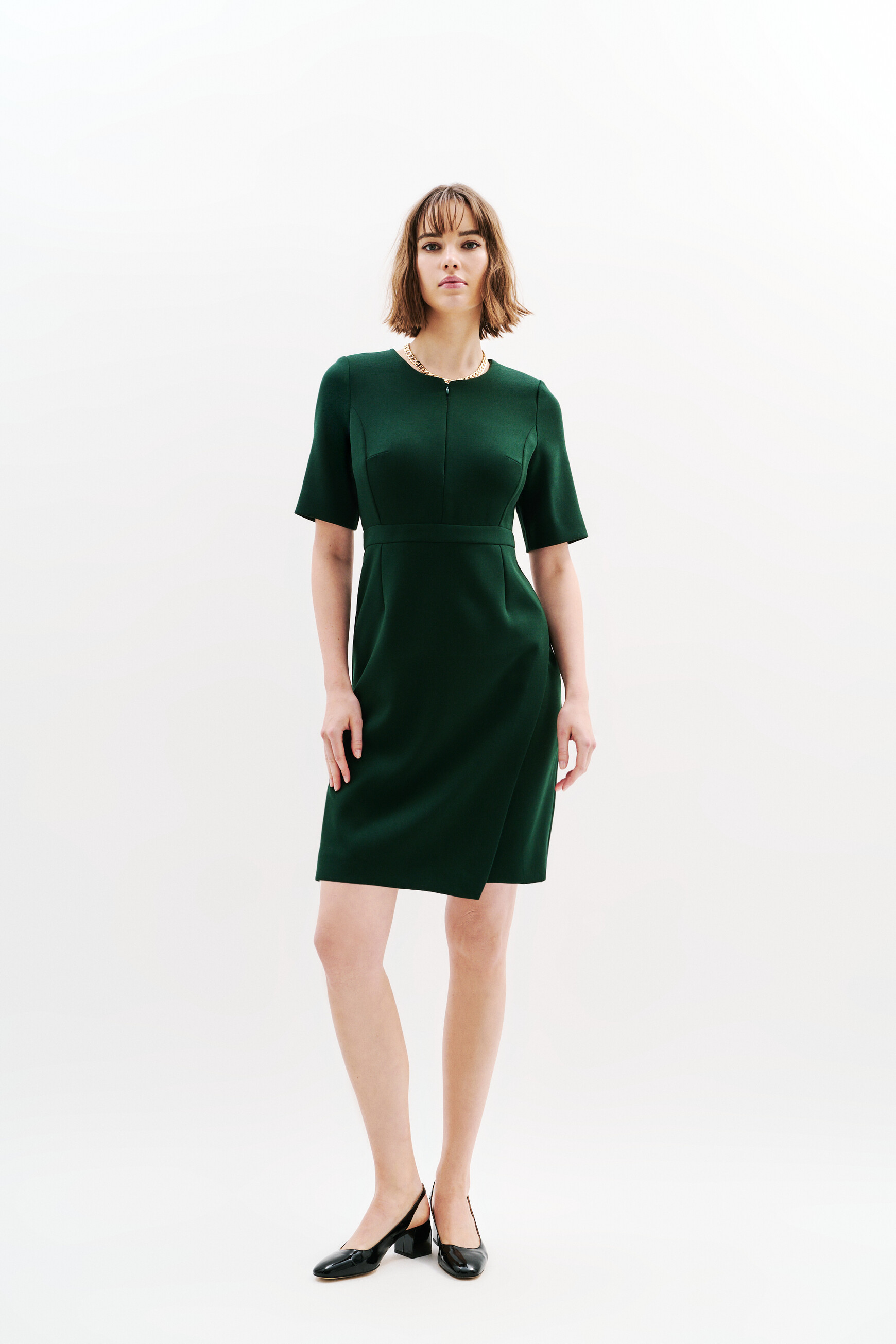 kleid rmina vert fonce damen Kleid Rmina vert foncé damen