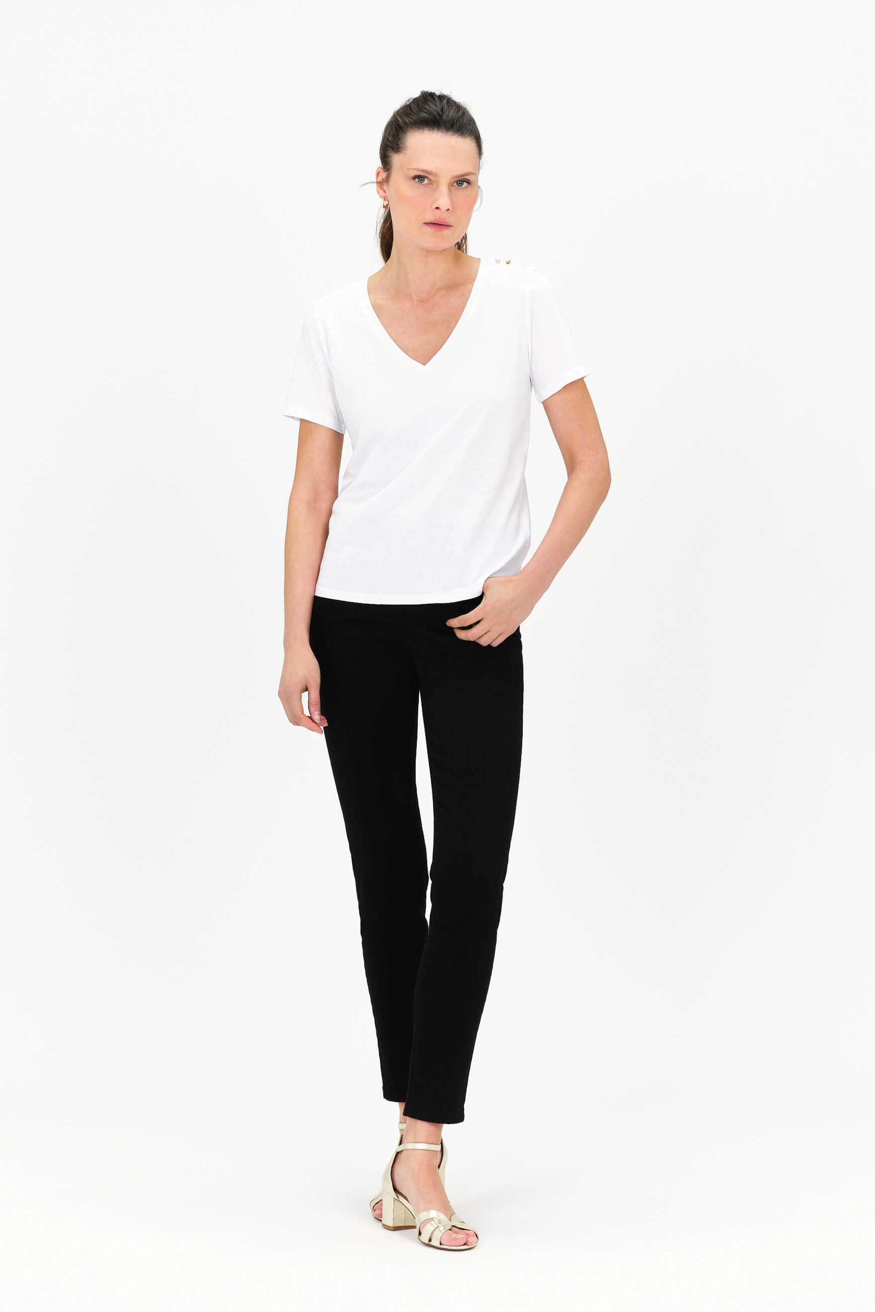 t shirt manon wit vrouw T-shirt Manon wit vrouw