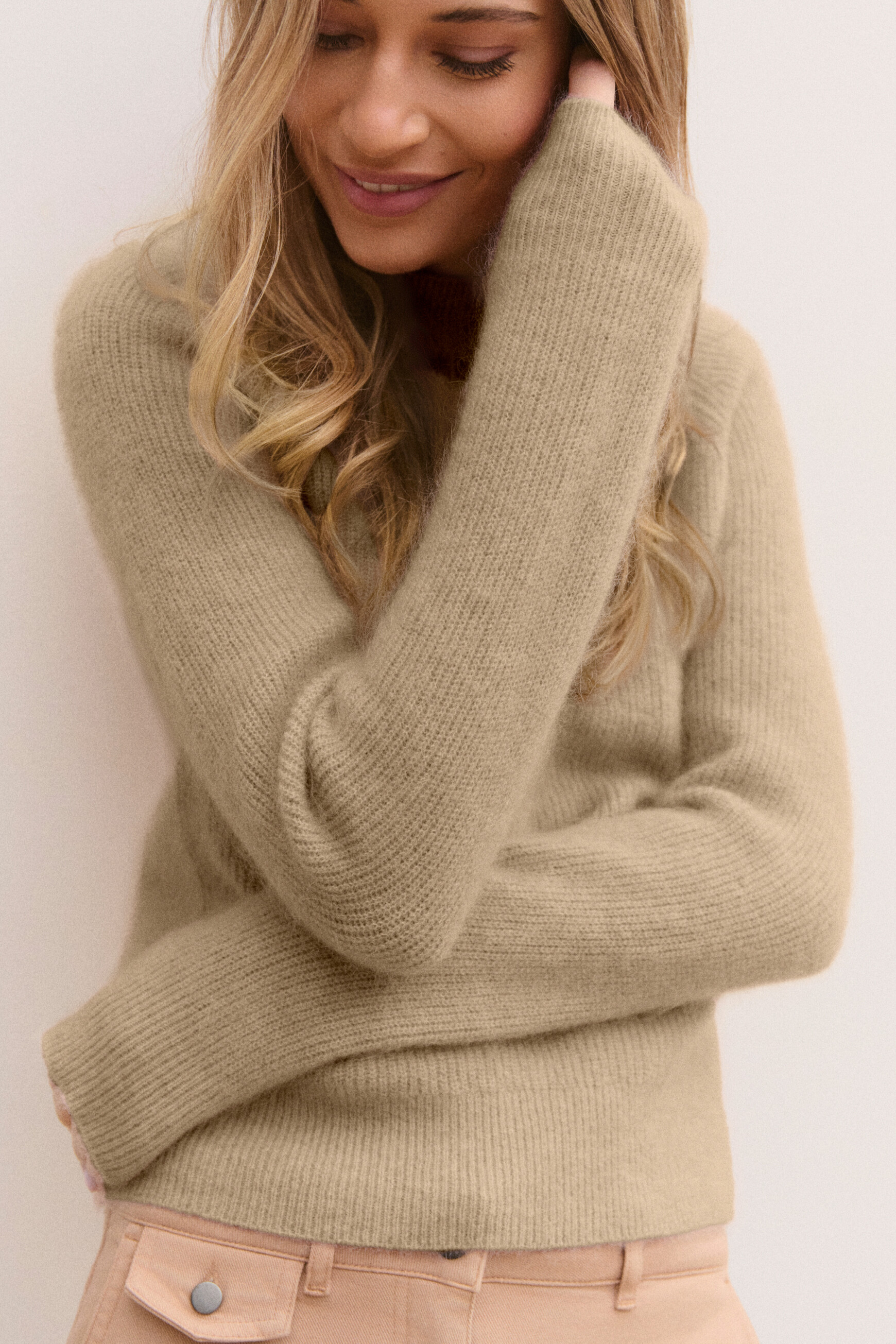 Mviolene sweater taupe woman
