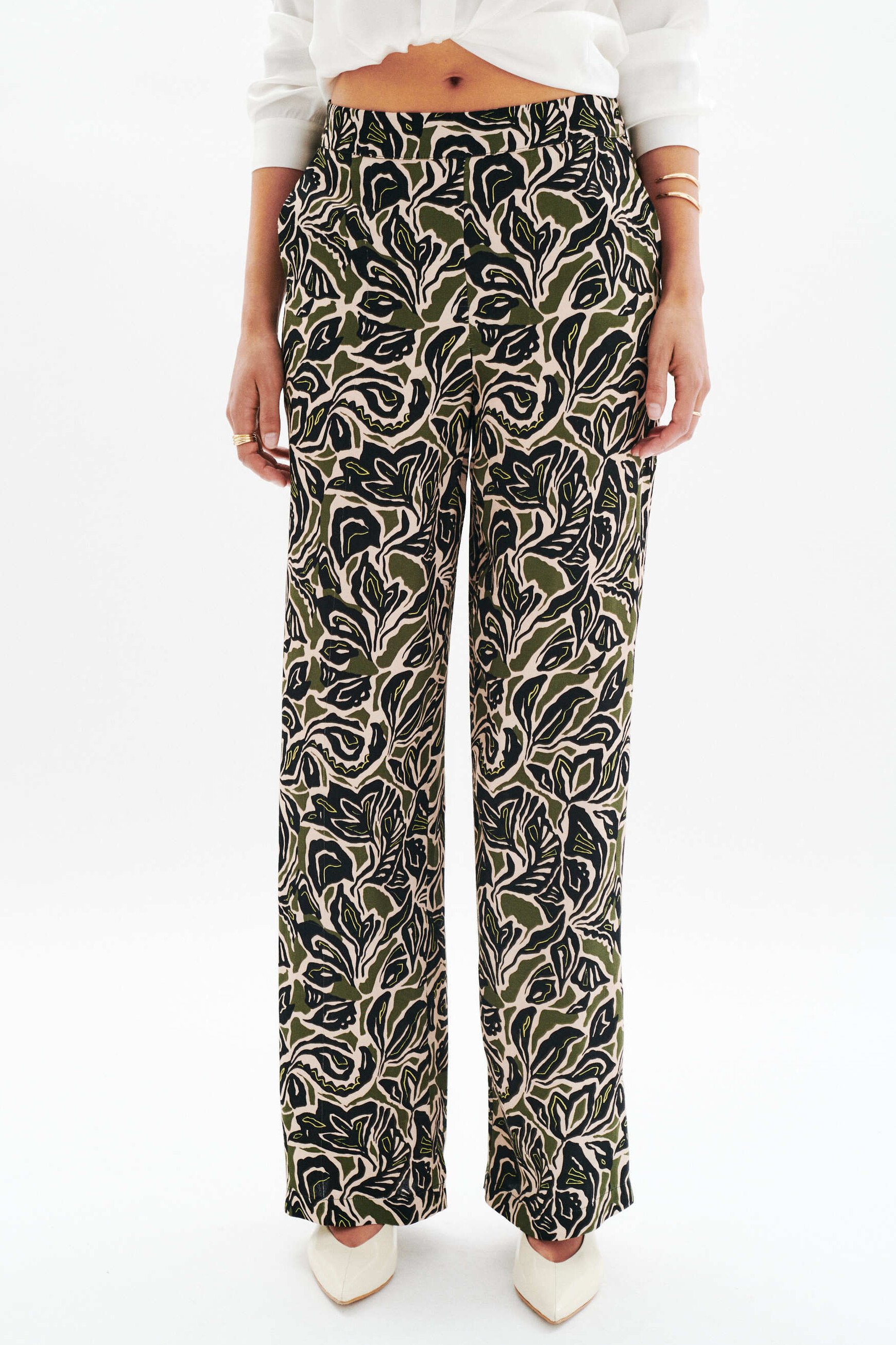 Pantalon Pichie ivoire femme