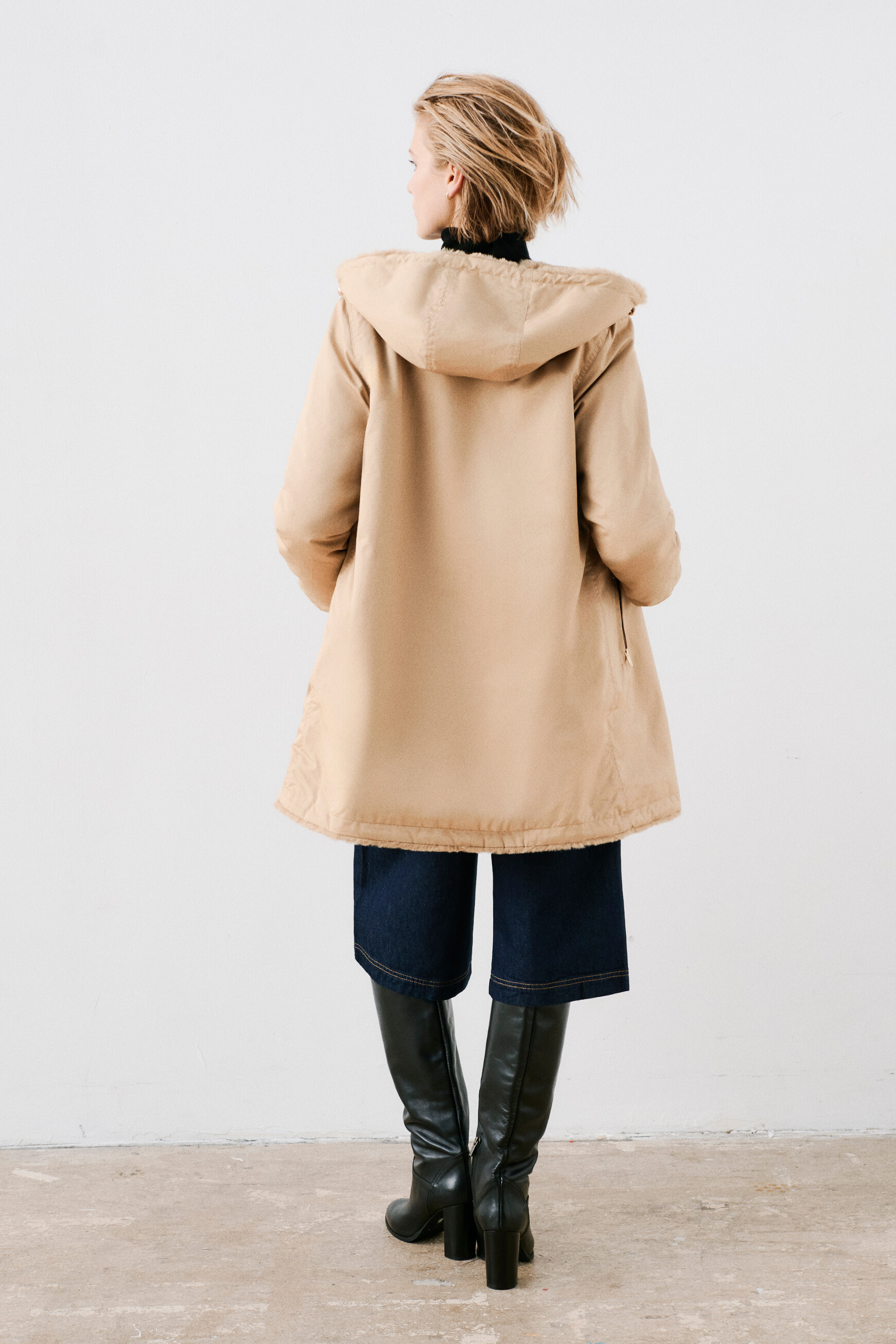 Camel fur jacket deals