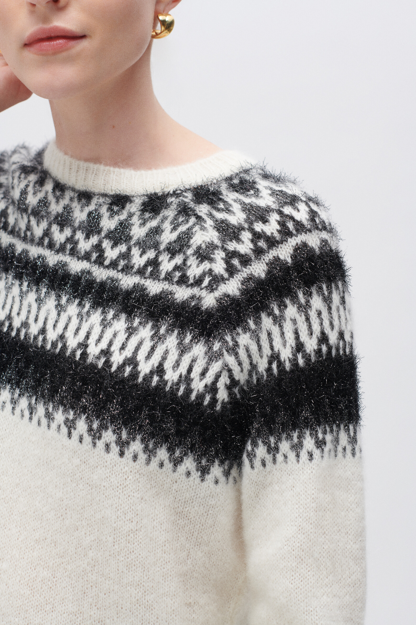 Pull milly ivoire femme