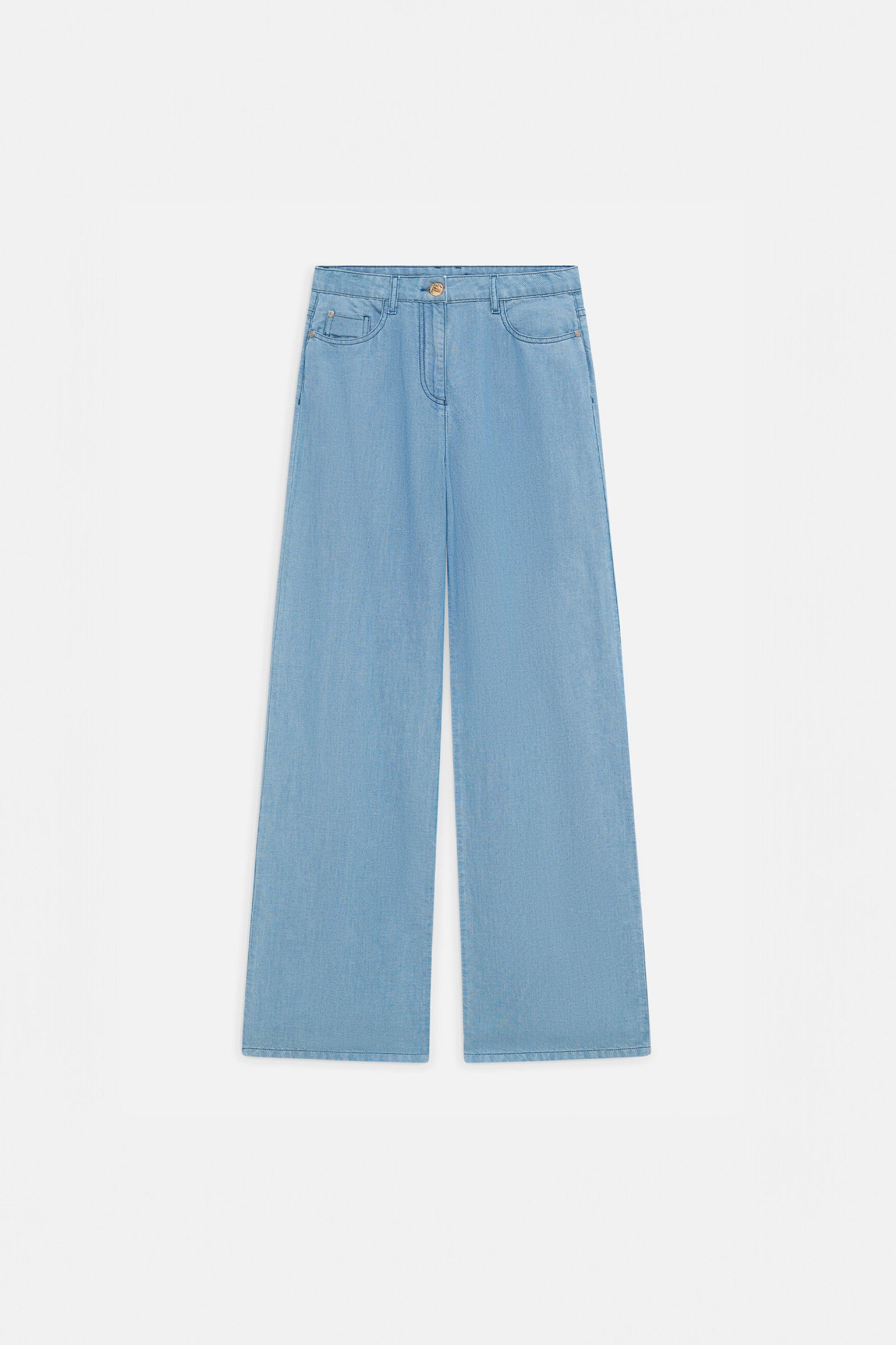 pantalon plincoln bleu ciel femme Pantalon plincoln bleu ciel femme