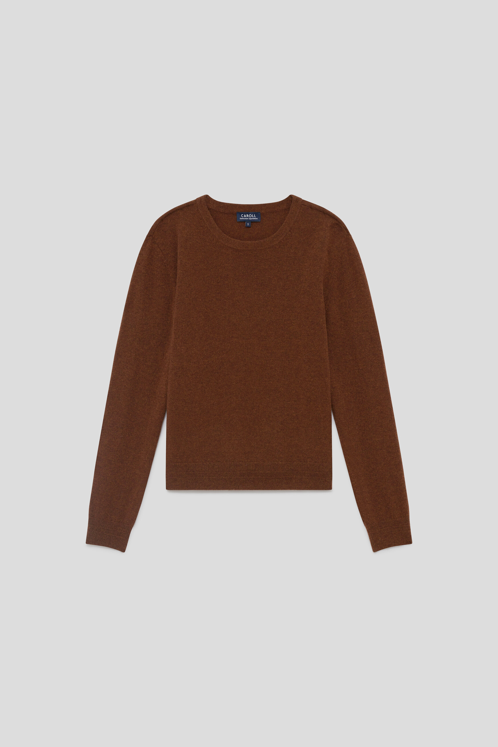 Mjanice sweater 100% cashmere cognac brown woman