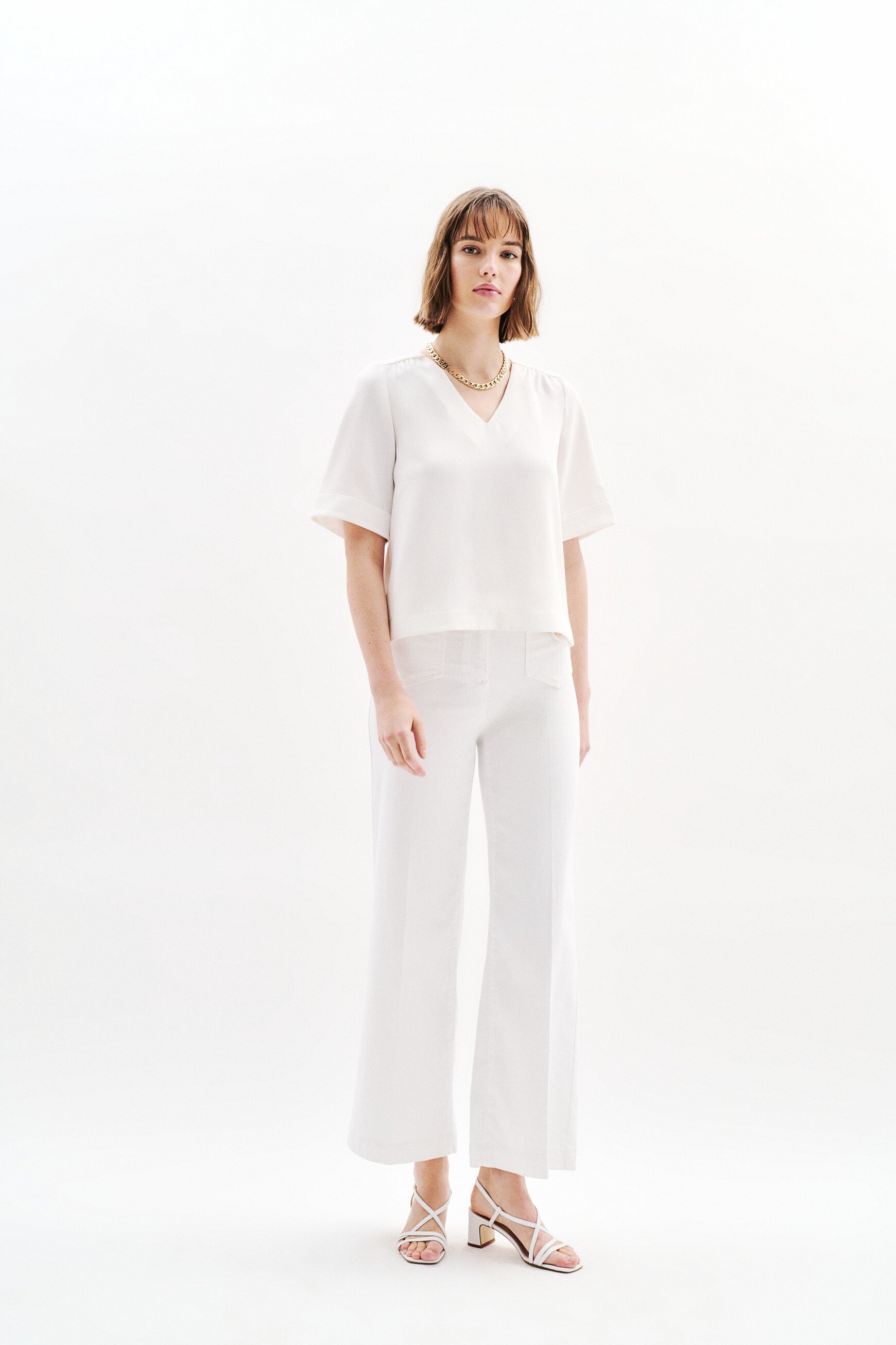 bluse cnoe naturfarben damen Bluse Cnoe naturfarben damen