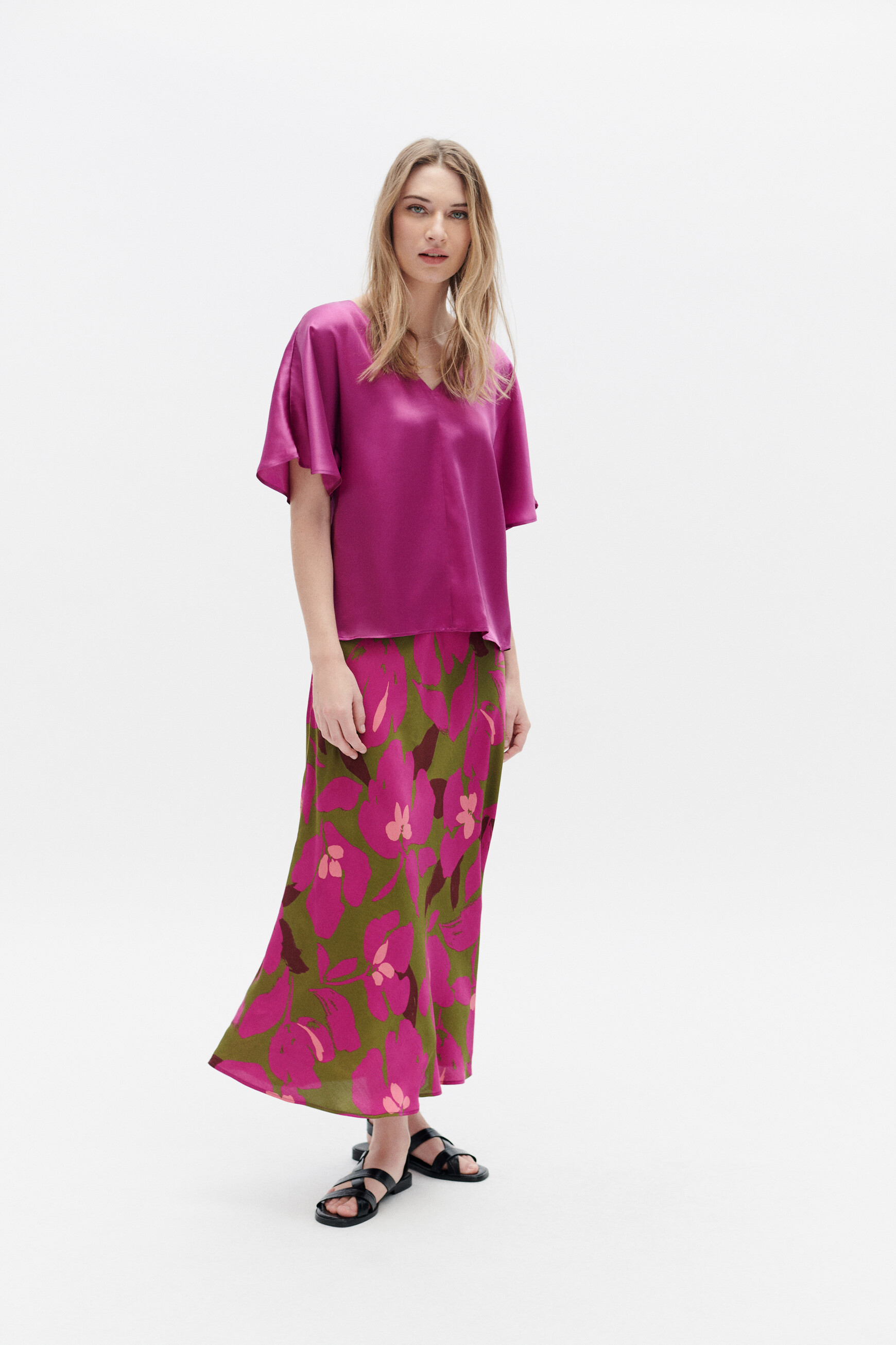 blouse cselma violet clair femme Blouse cselma violet clair femme