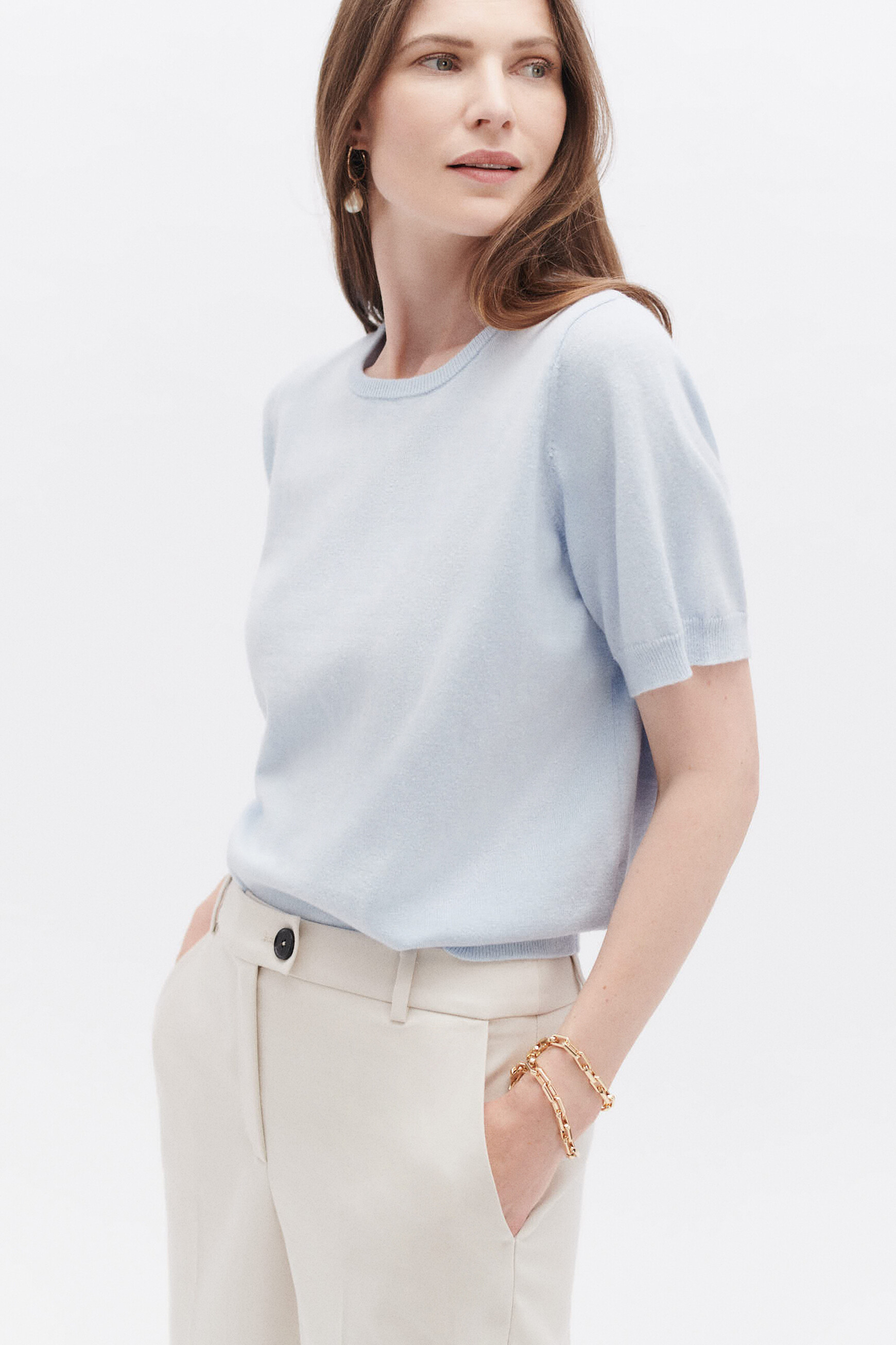 pantalon psam beige femme Pantalon psam beige femme