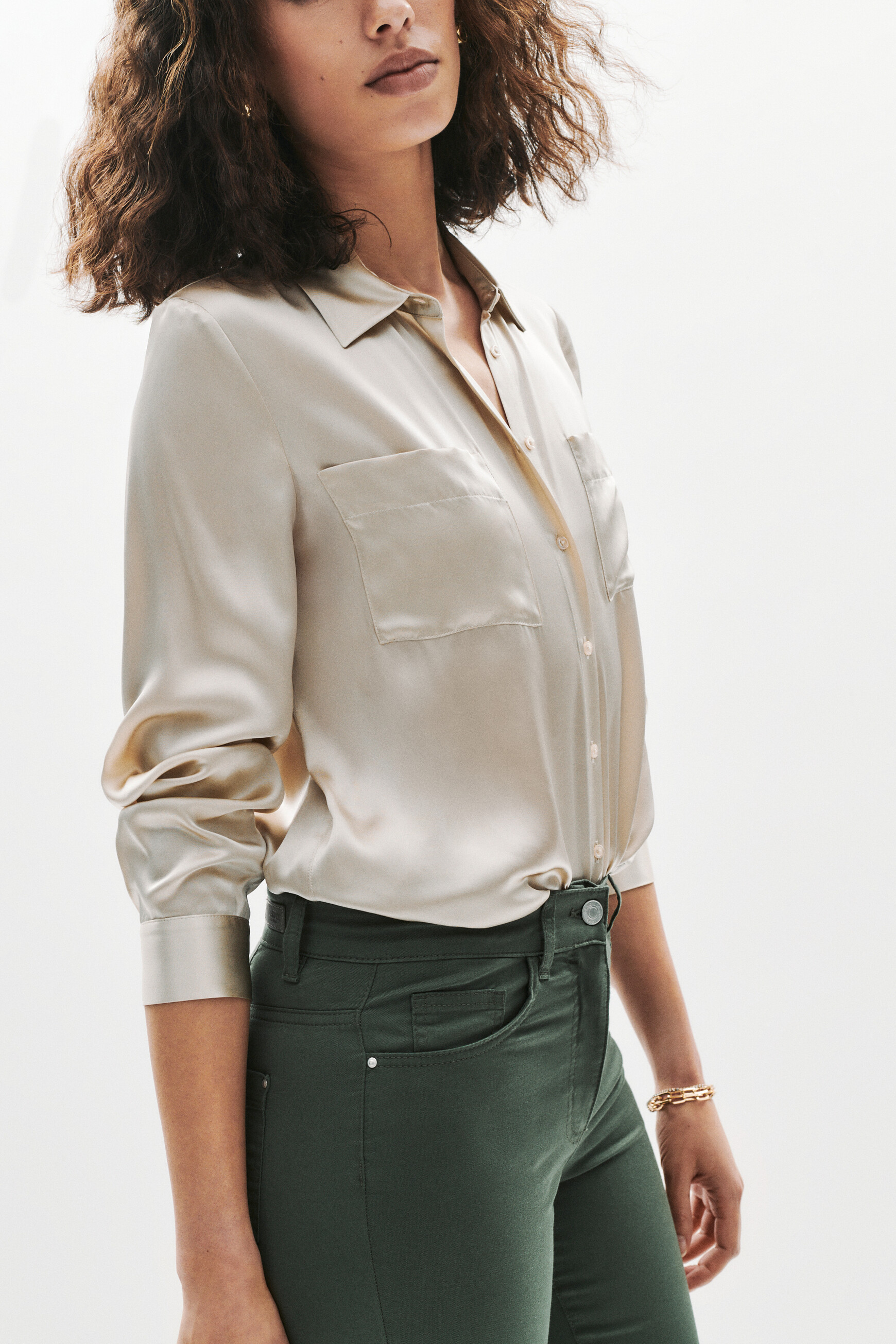 caprihose mason khakigrun damen Caprihose Mason khakigrün damen