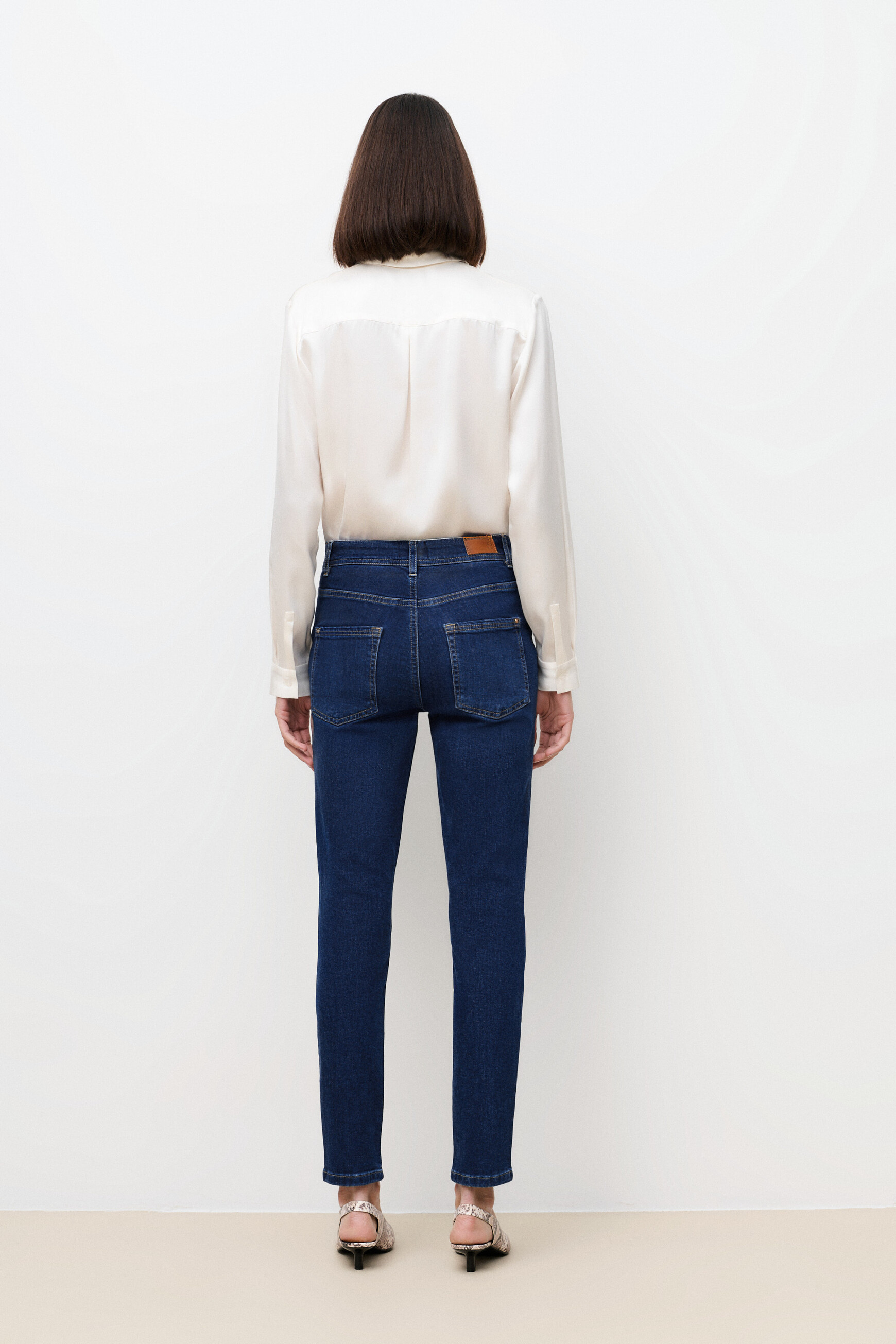 Ptonydenim2 trousers stone denim woman