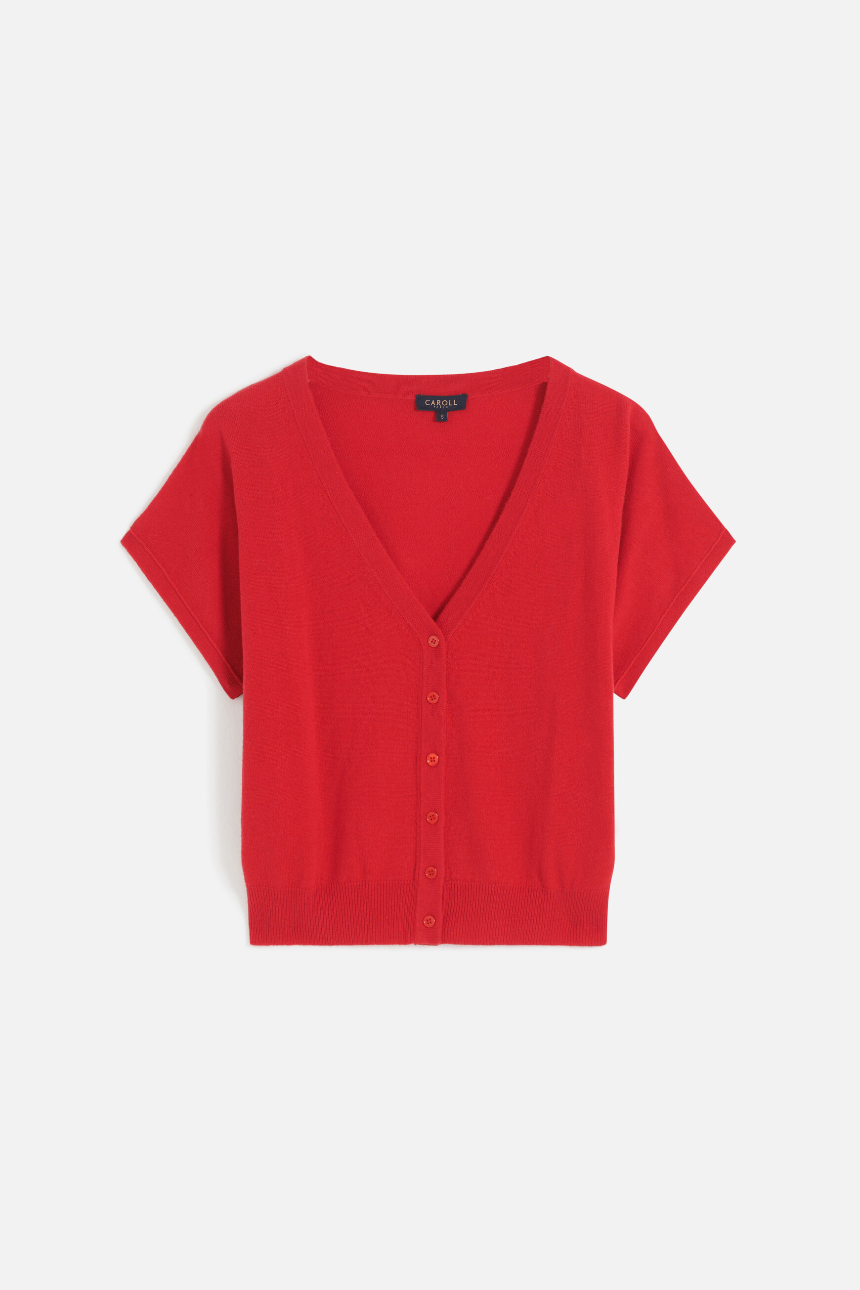 gilet lexie rouge femme