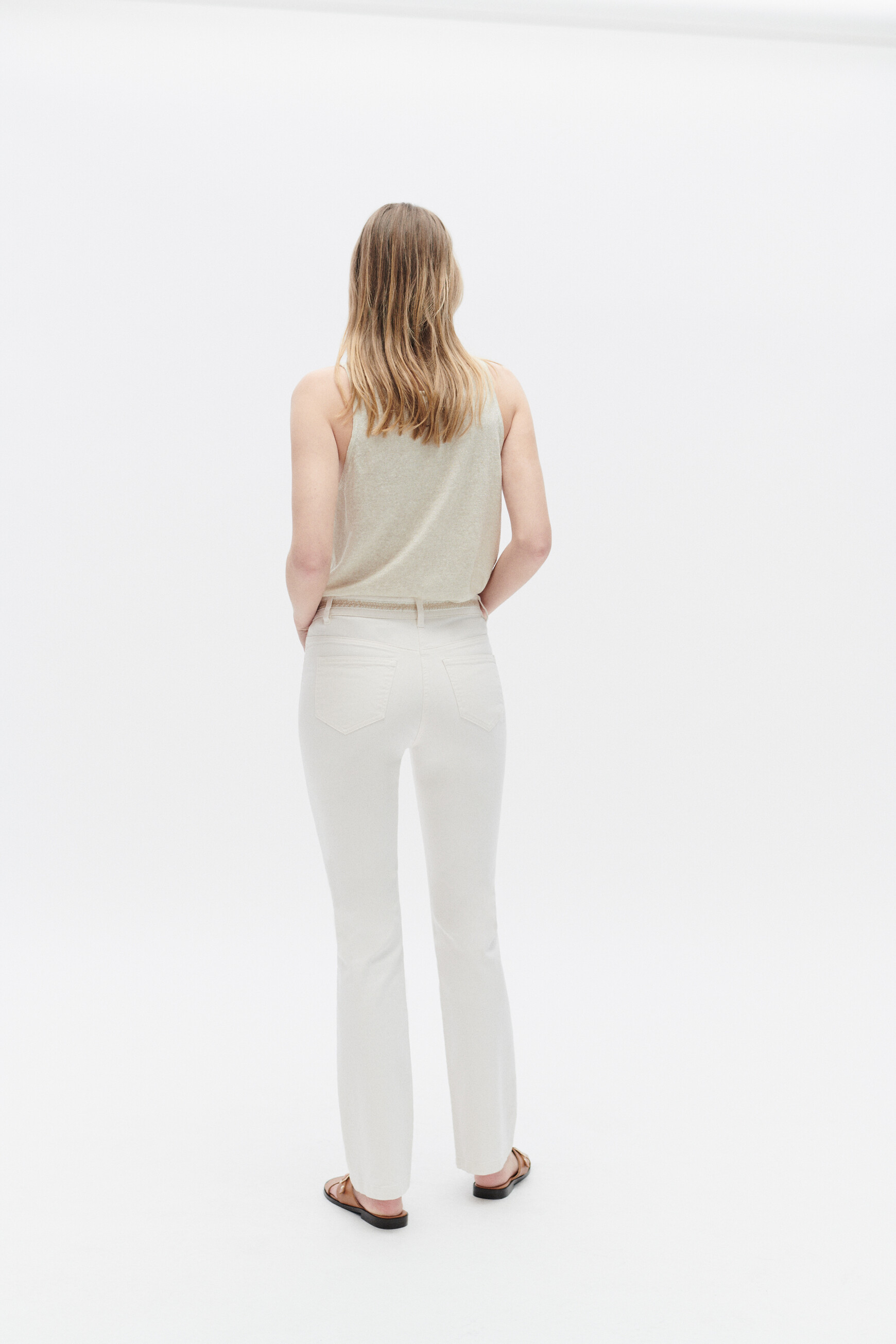 pantalon pmalcolm ecru femme Pantalon pmalcolm ecru femme
