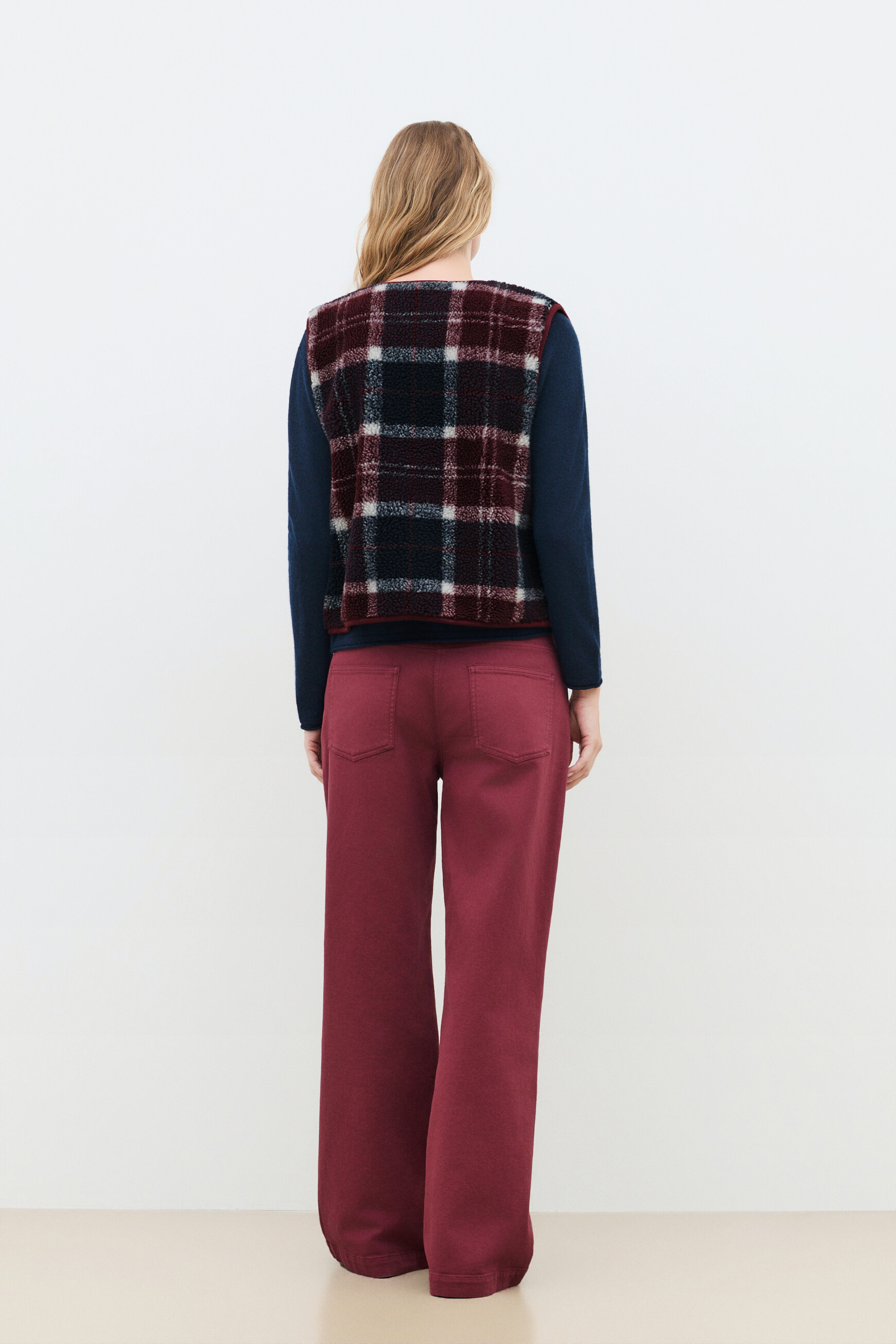 Tnicolas1 cardigan burgundy woman