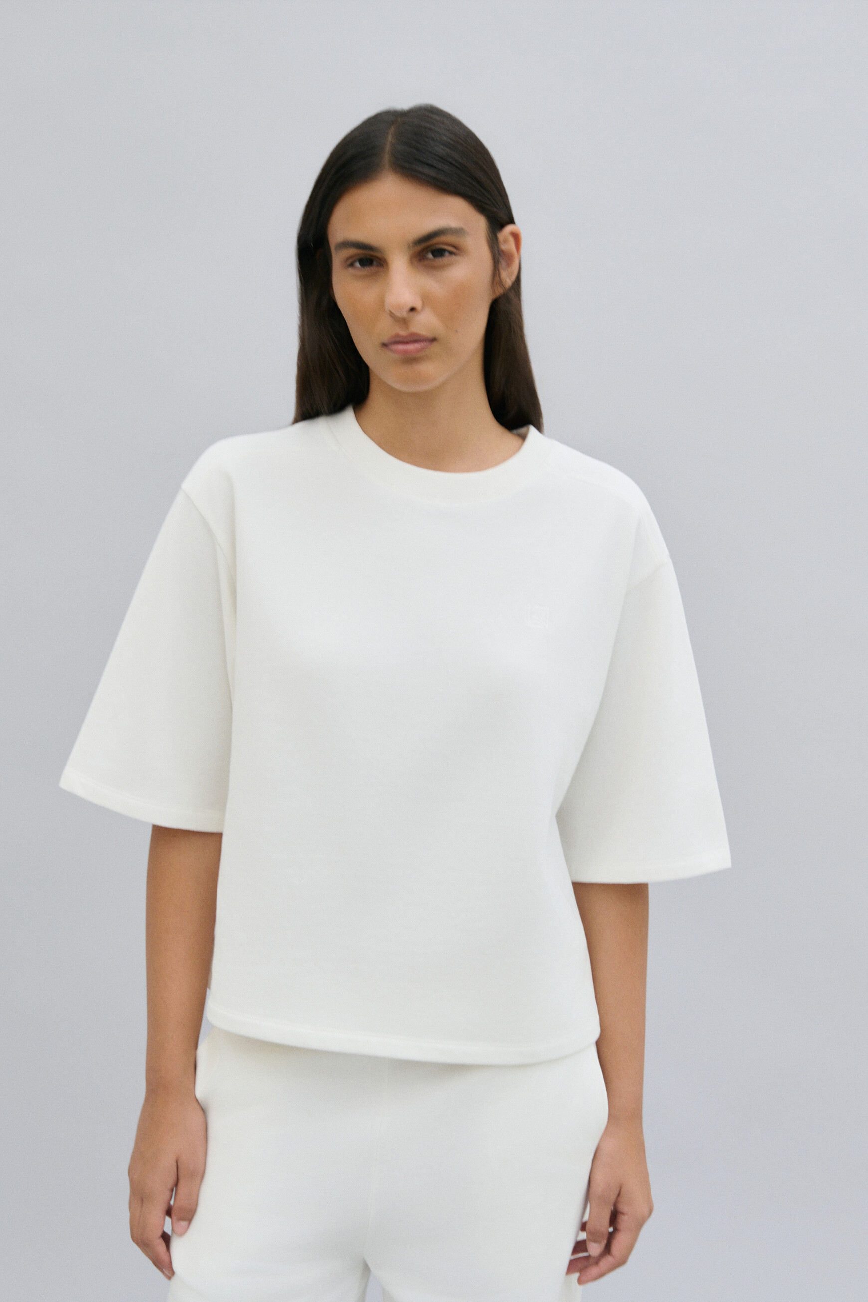 T-shirt Tmaelle ecru woman