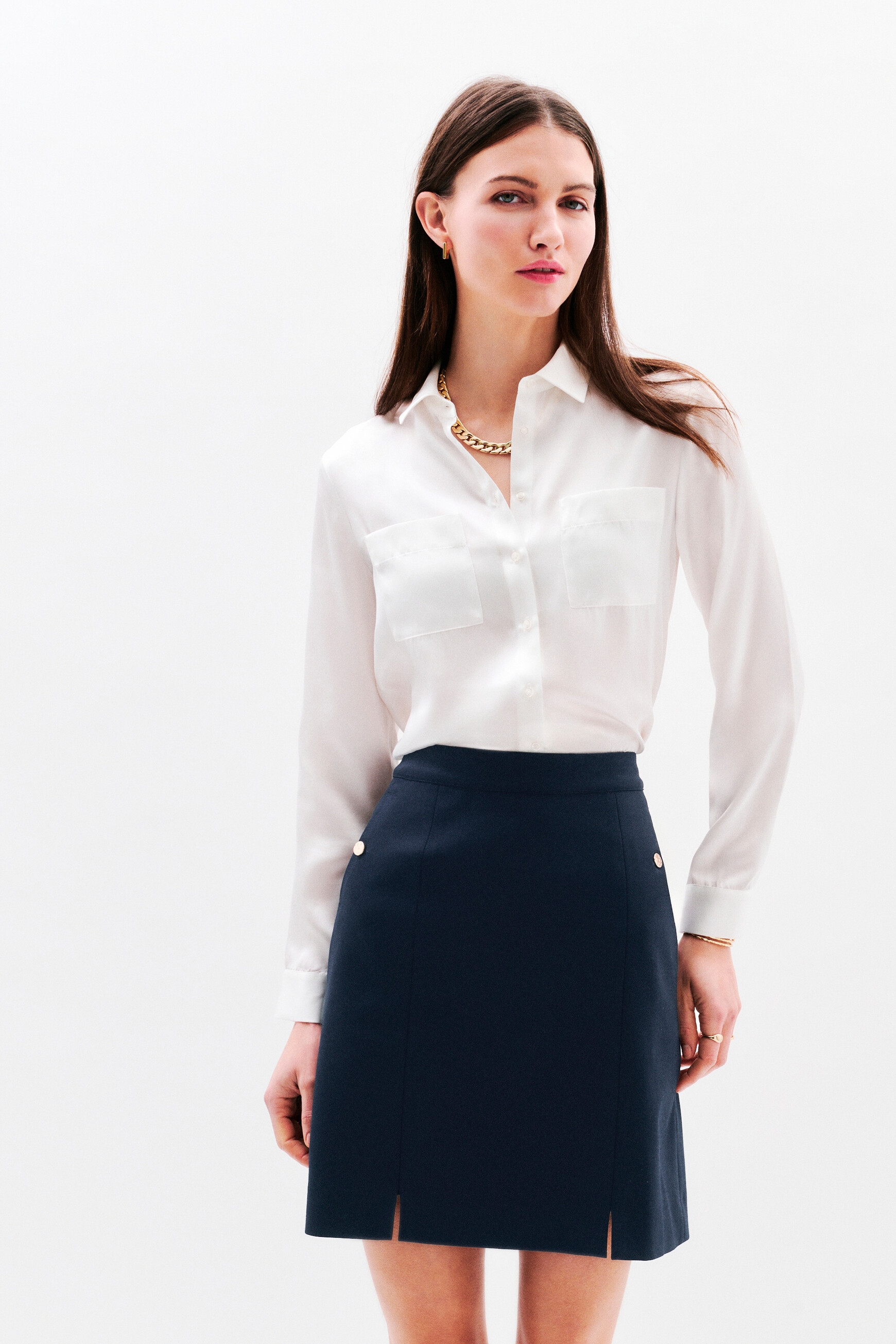 jupe jauroc bleu marine femme Jupe Jauroc bleu marine femme