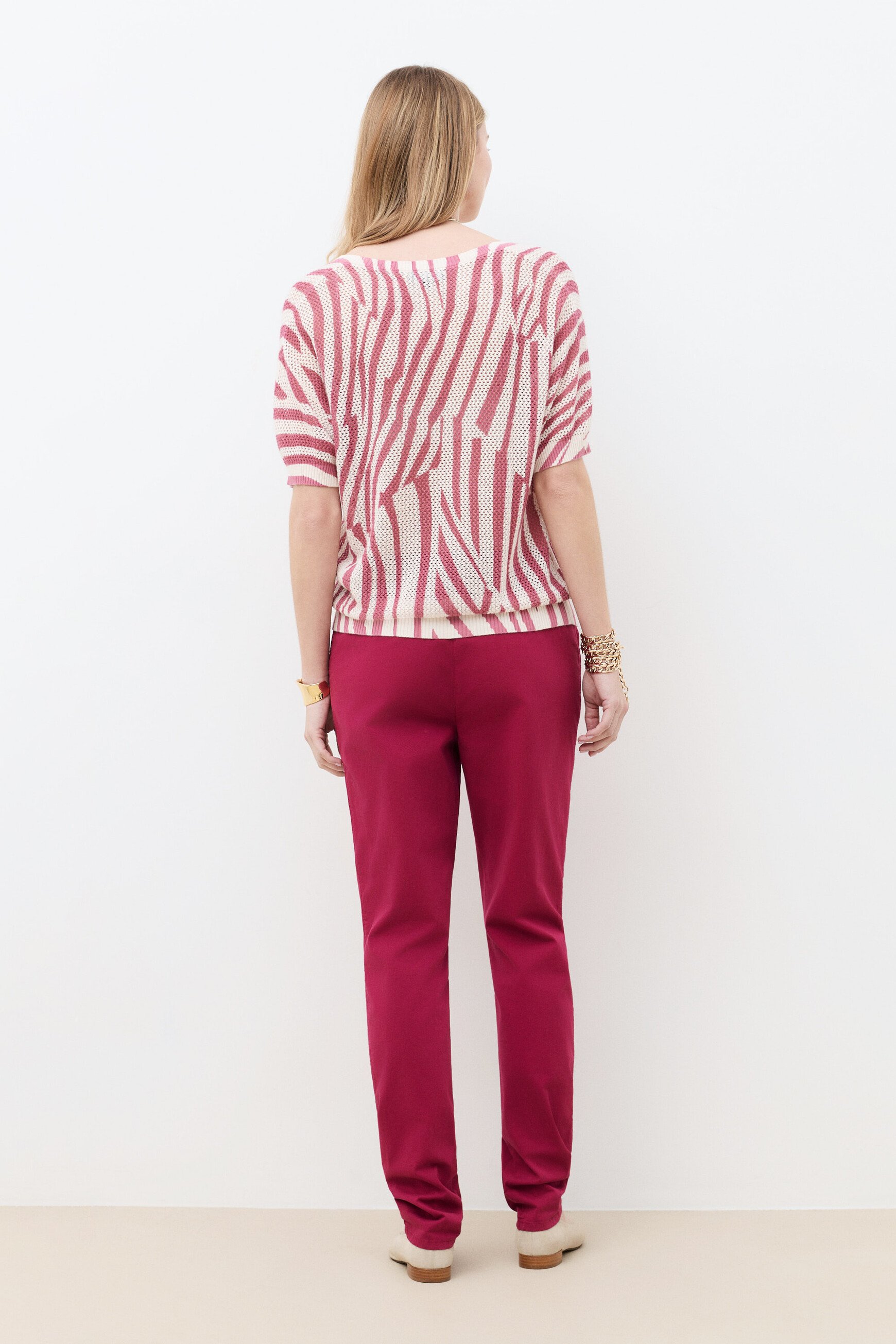 Miami2 sweater burgundy woman