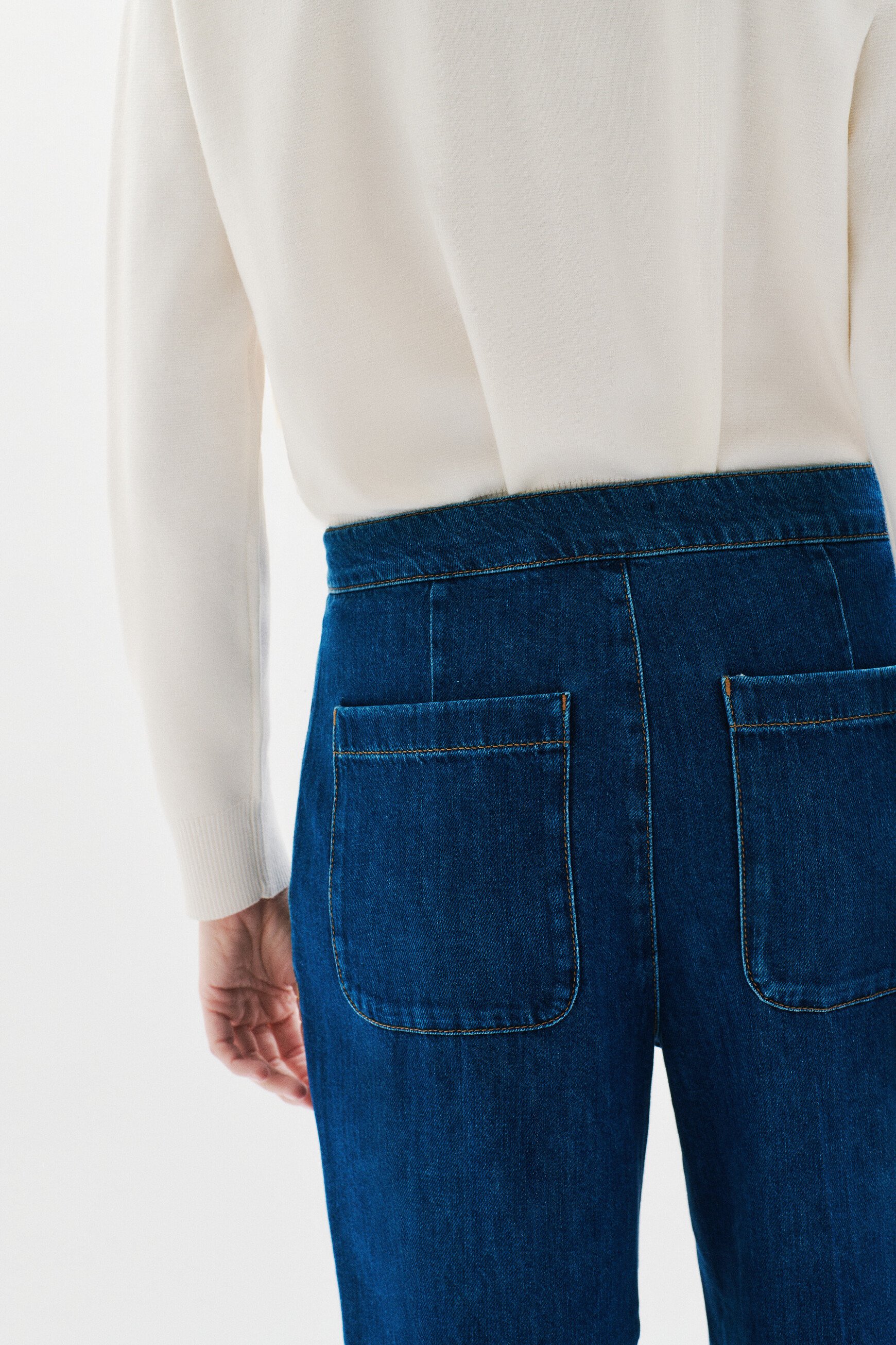 Pantalon Pontdenim denim double stone femme