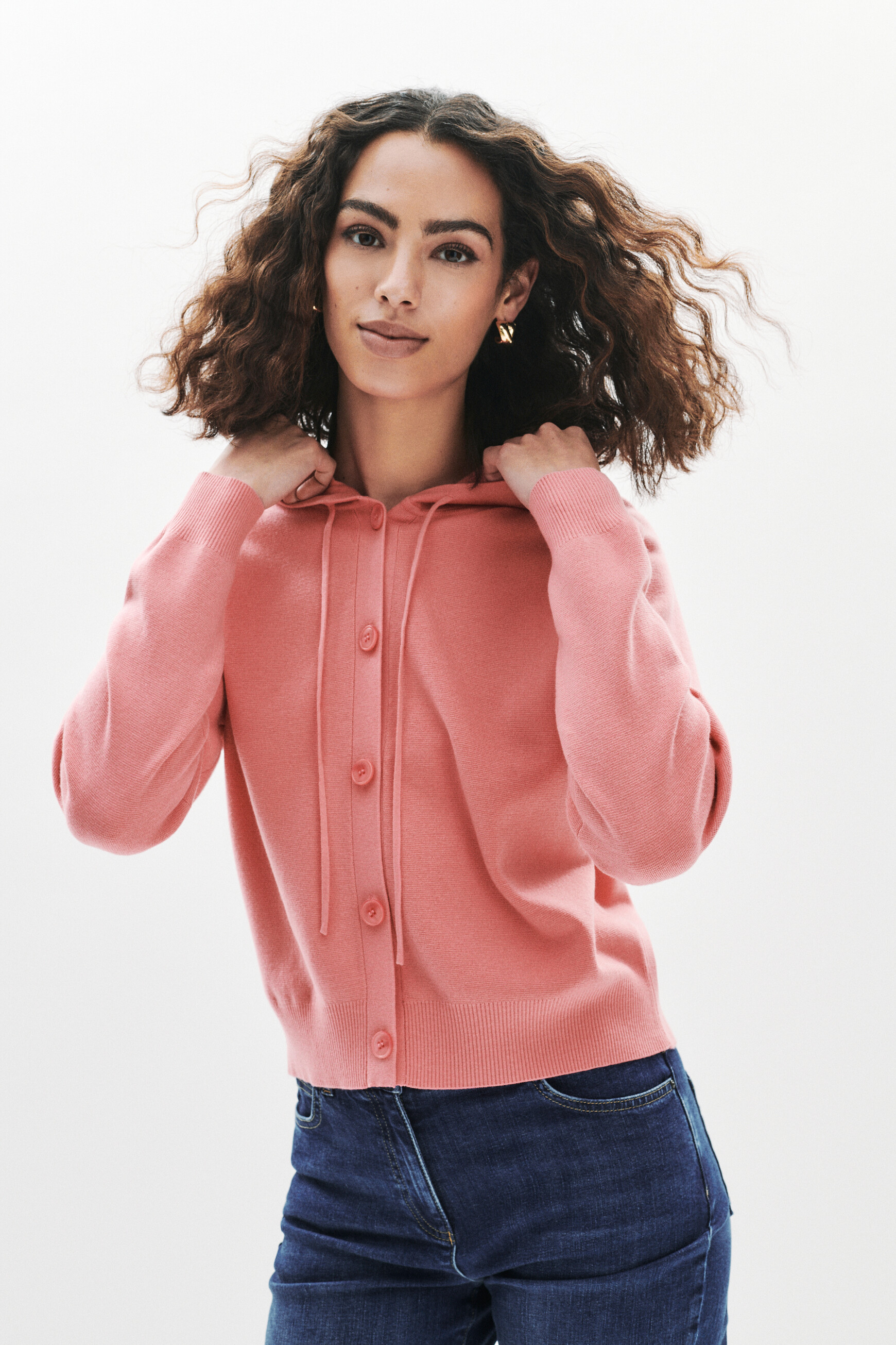 gilet monsina rose femme Gilet Monsina rose femme