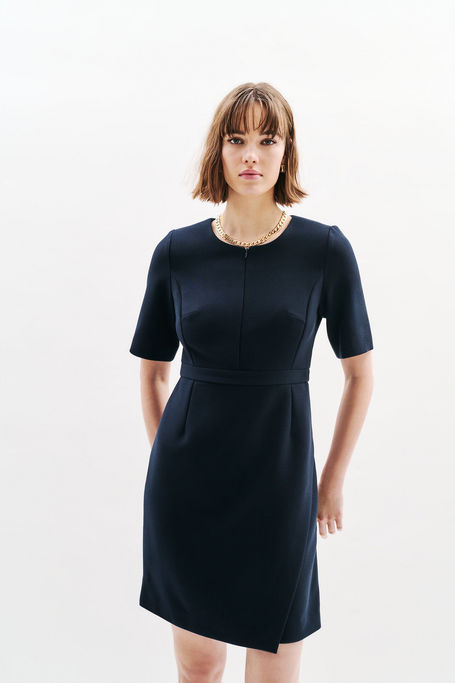 robe rmina bleu marine femme Robe Rmina bleu marine femme