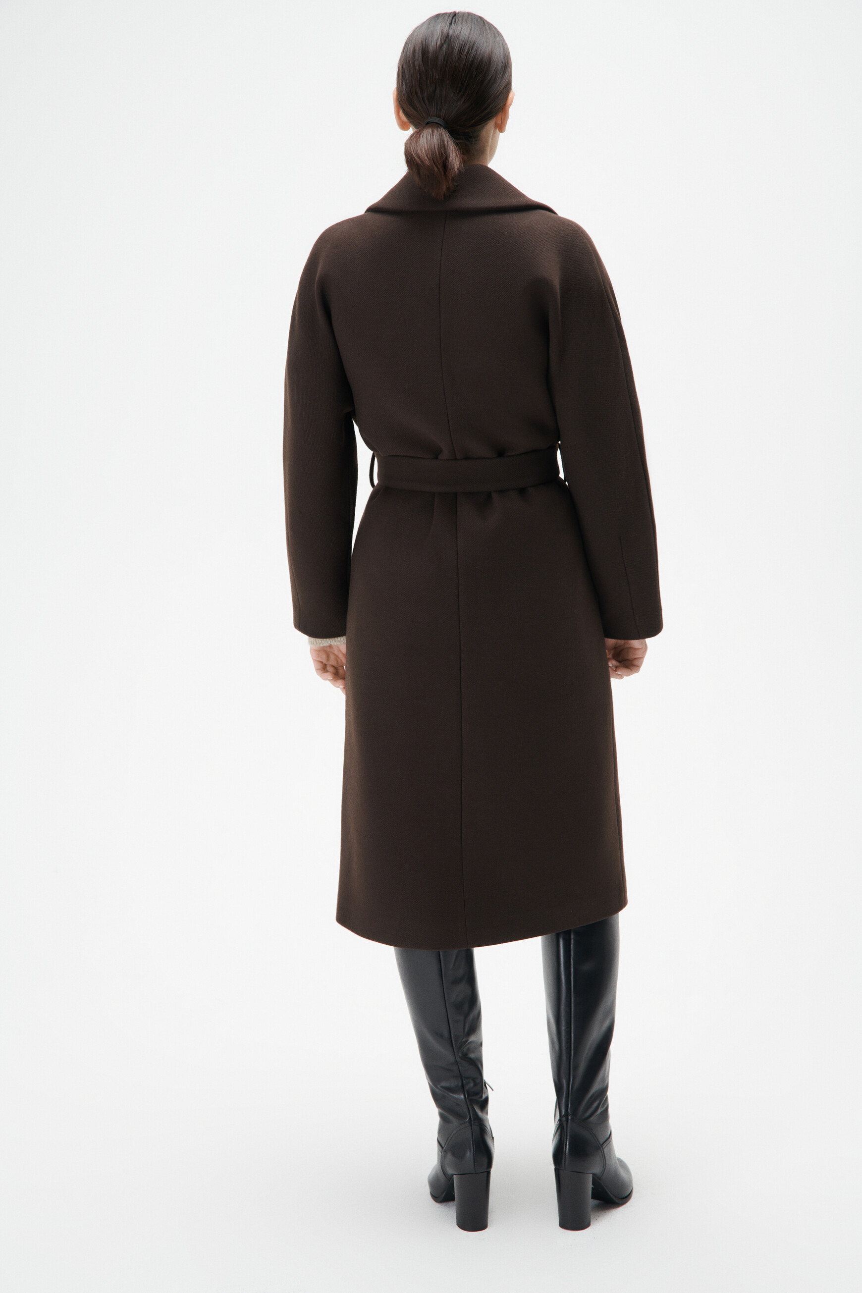 Gapitra coat dark brown woman