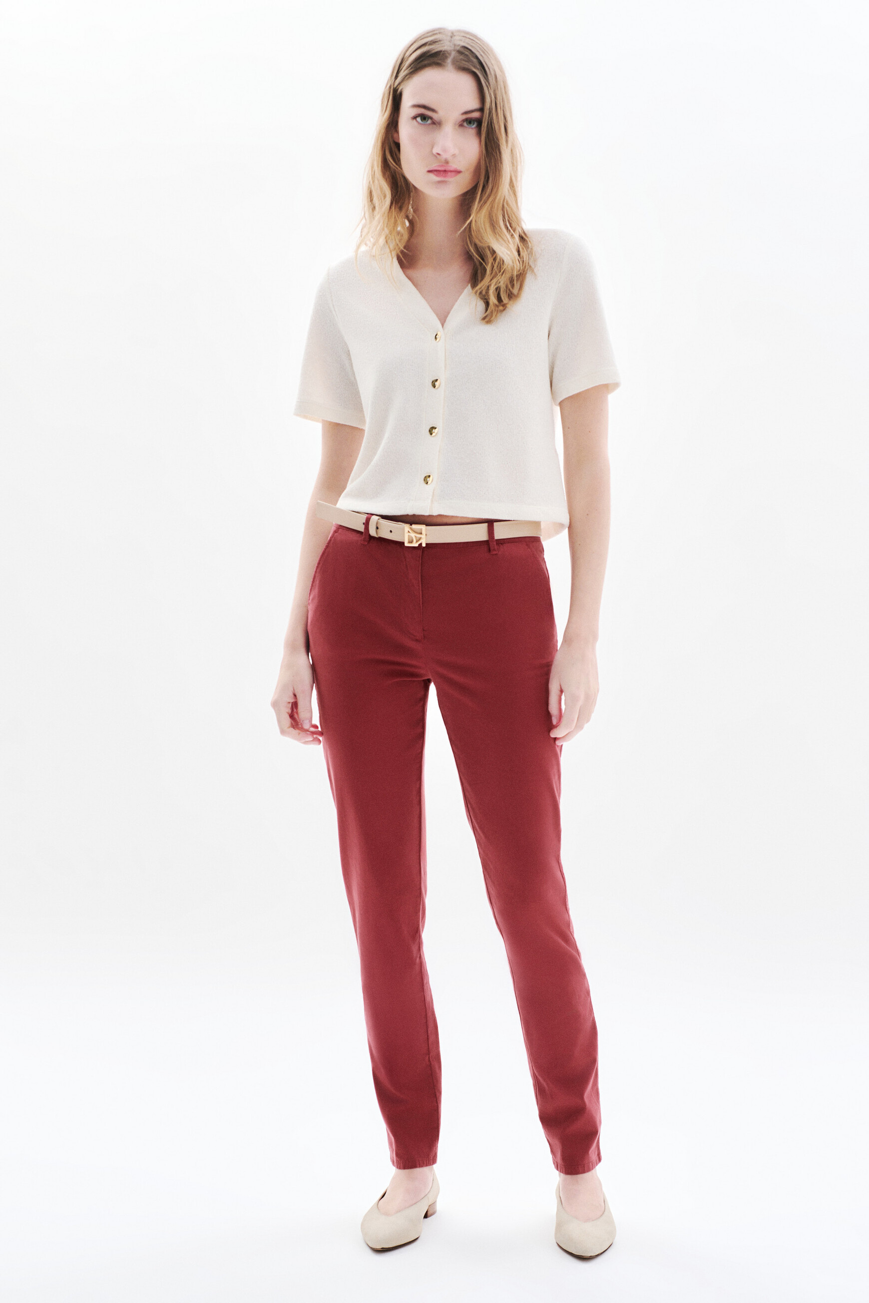 pantalon adelmo bordeaux femme pantalon adelmo bordeaux femme