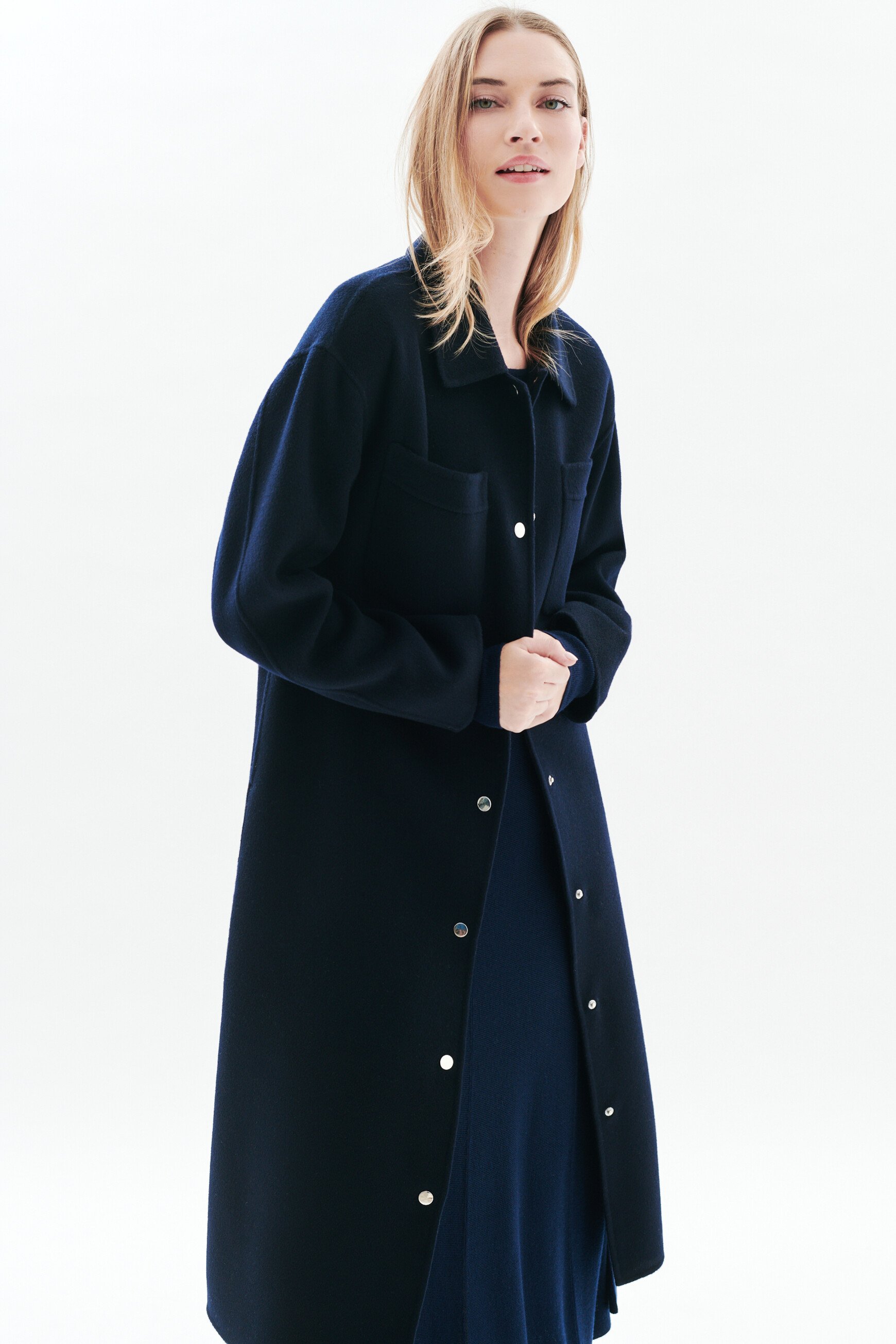 Manteau Gsomero bleu marine femme