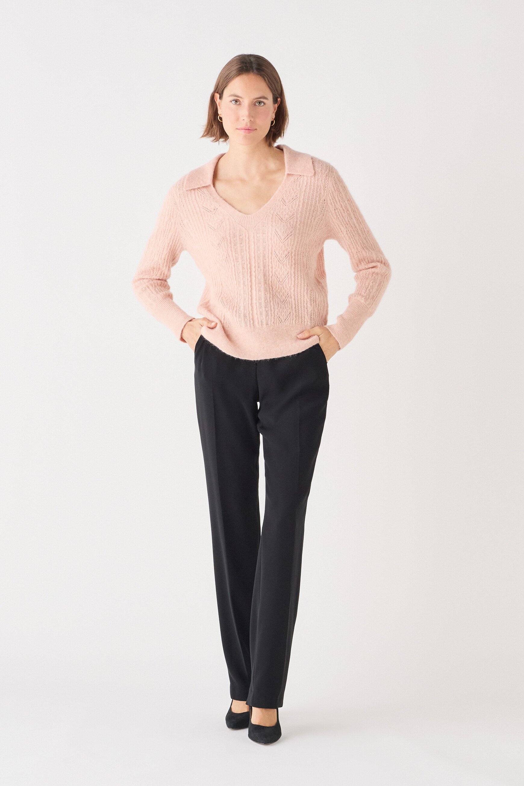 pull mflorentin rose saumon femme Pull Mflorentin rose saumon femme