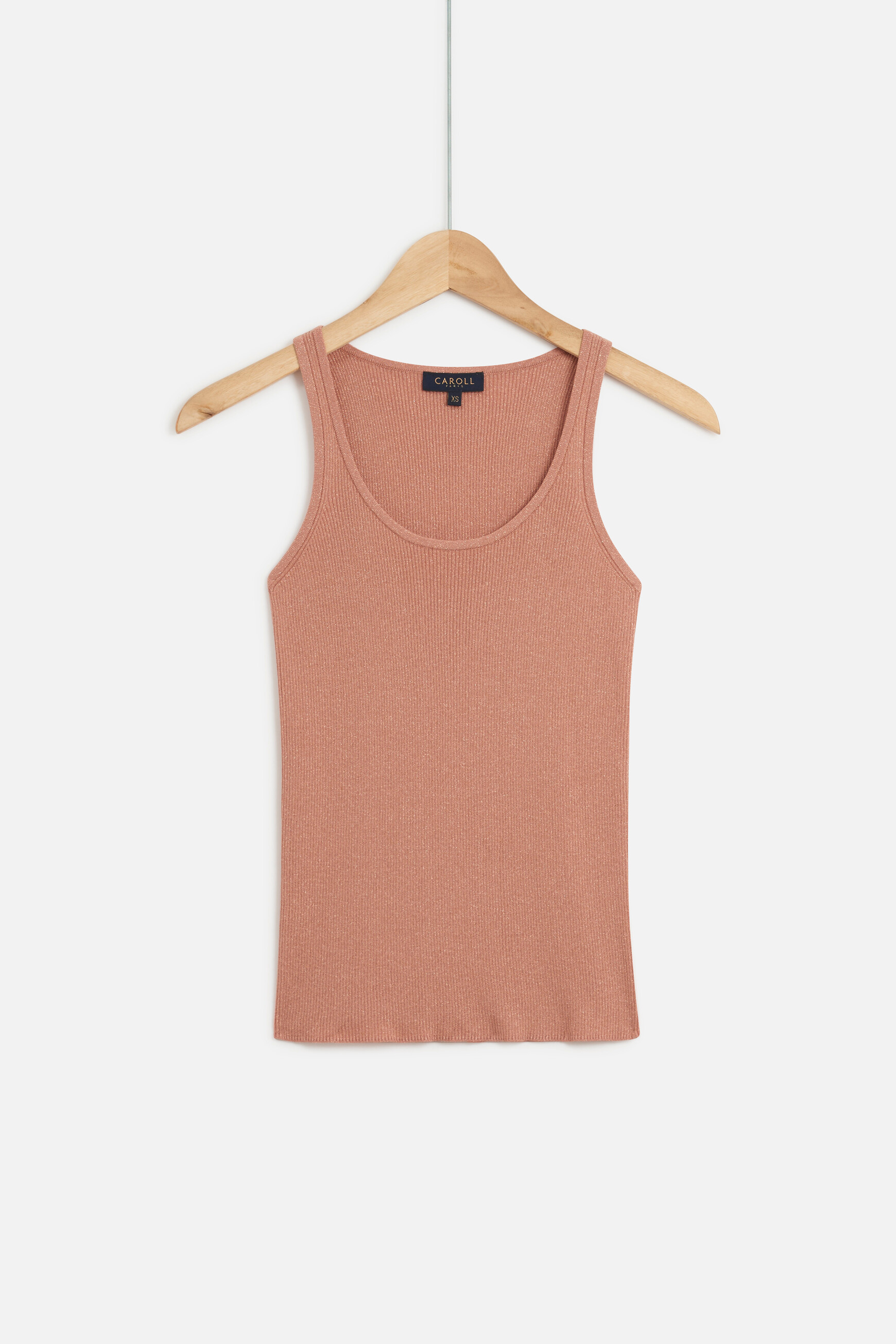 debardeur louis fils lurex vieux rose femme Débardeur louis fils lurex vieux rose femme
