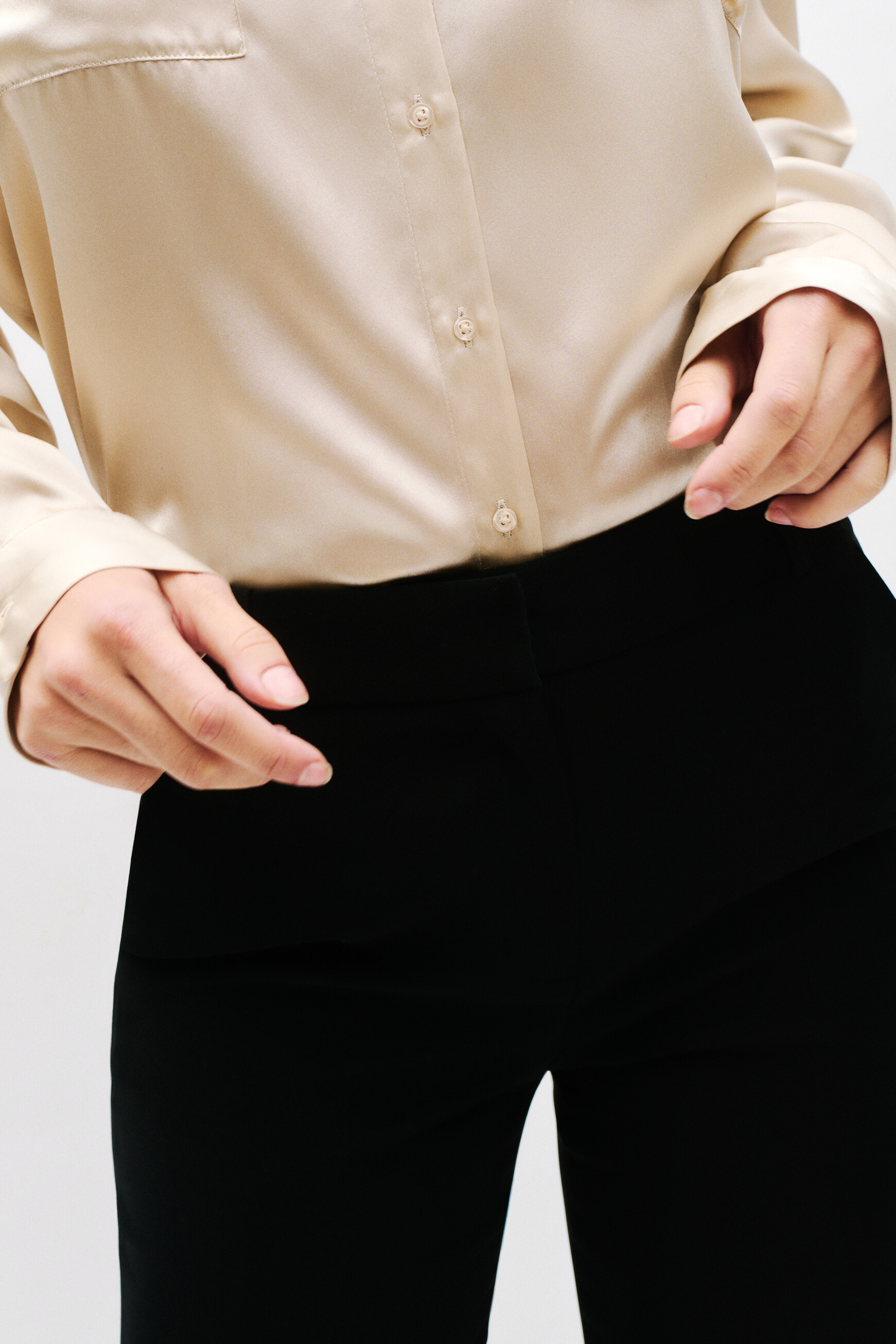 Pantalon pclement noir femme