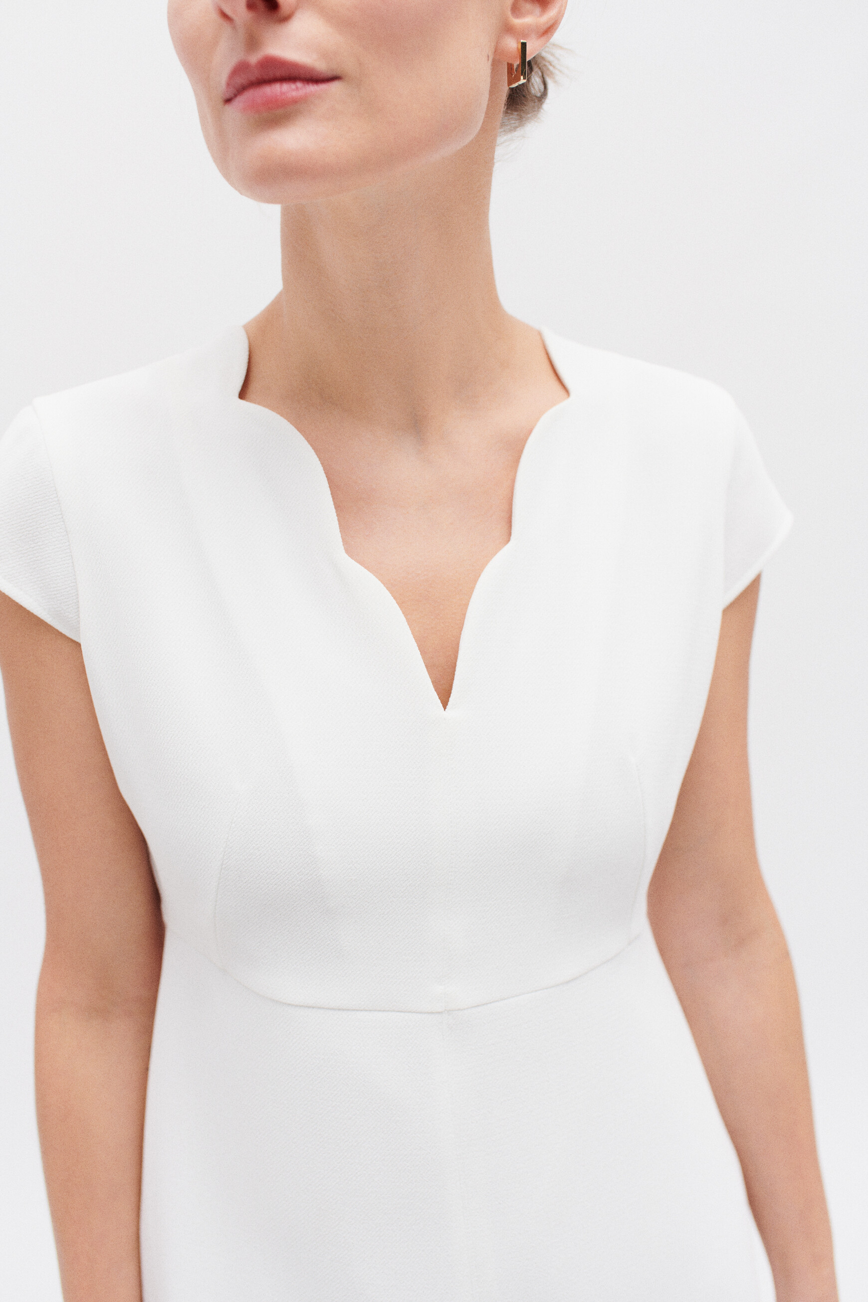 robe structuree myra ivoire femme robe structuree myra ivoire femme
