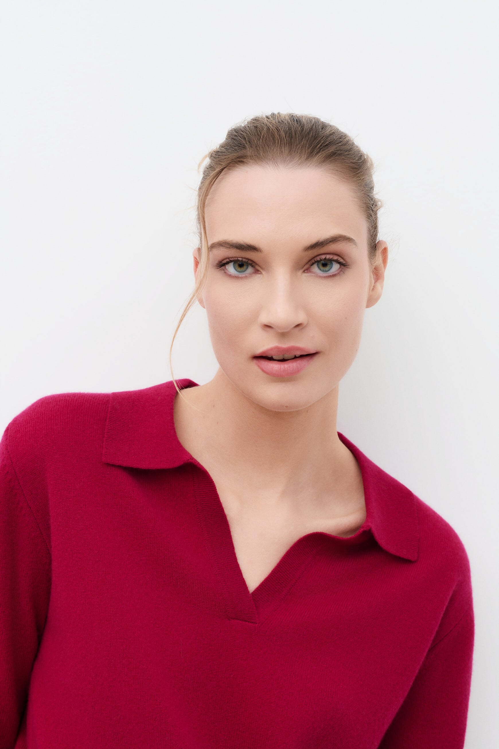 Mvictor sweater 100% cashmere raspberry pink woman
