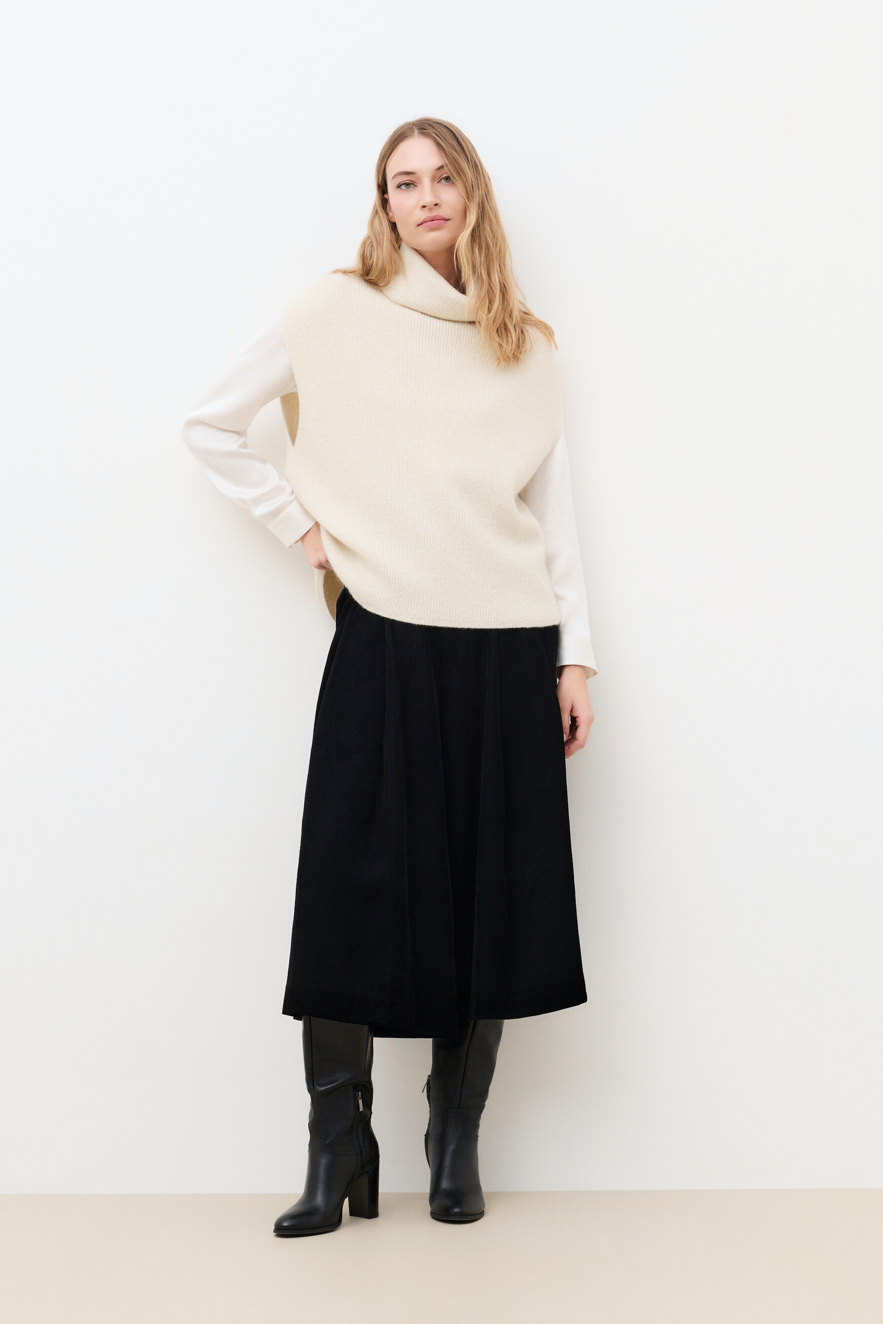 Mrozenn sweater ecru woman