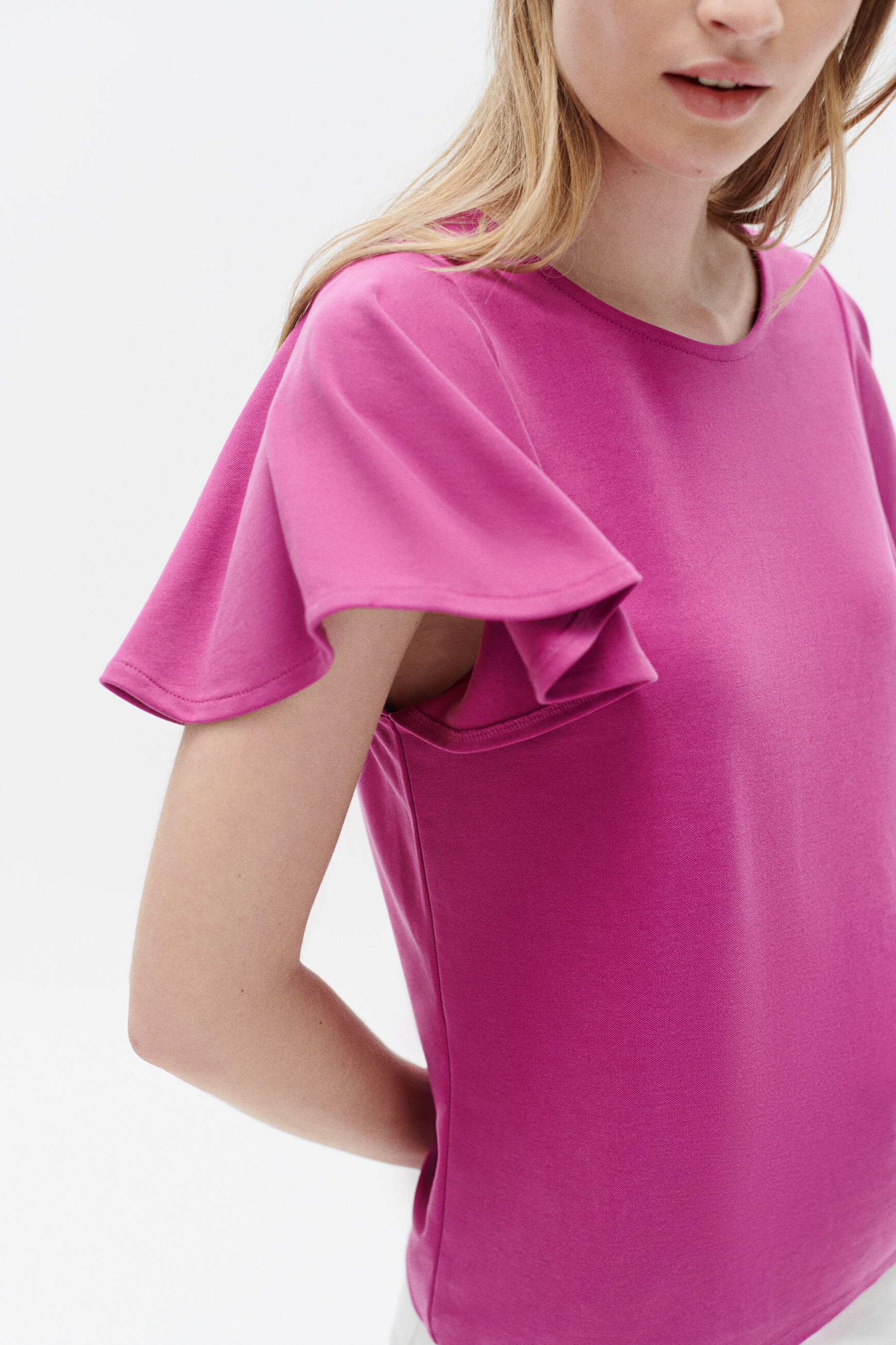 tshirt sara violet clair femme Tshirt sara violet clair femme