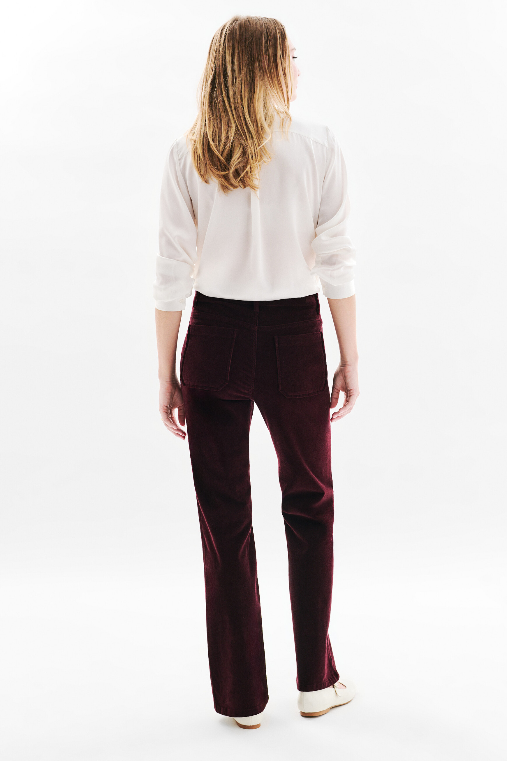 Pelley pants burgundy woman