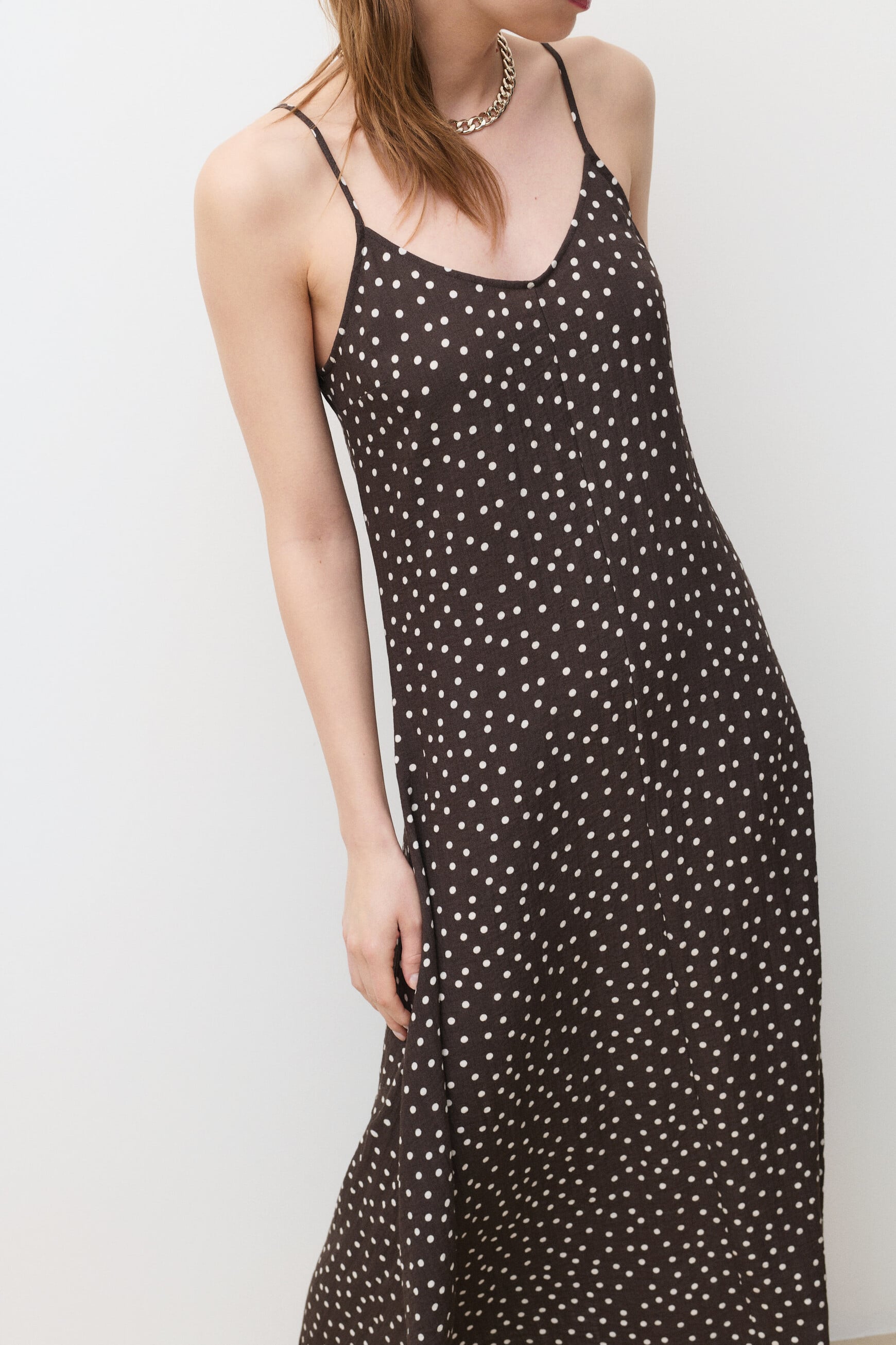 Romalia dress chocolate brown woman