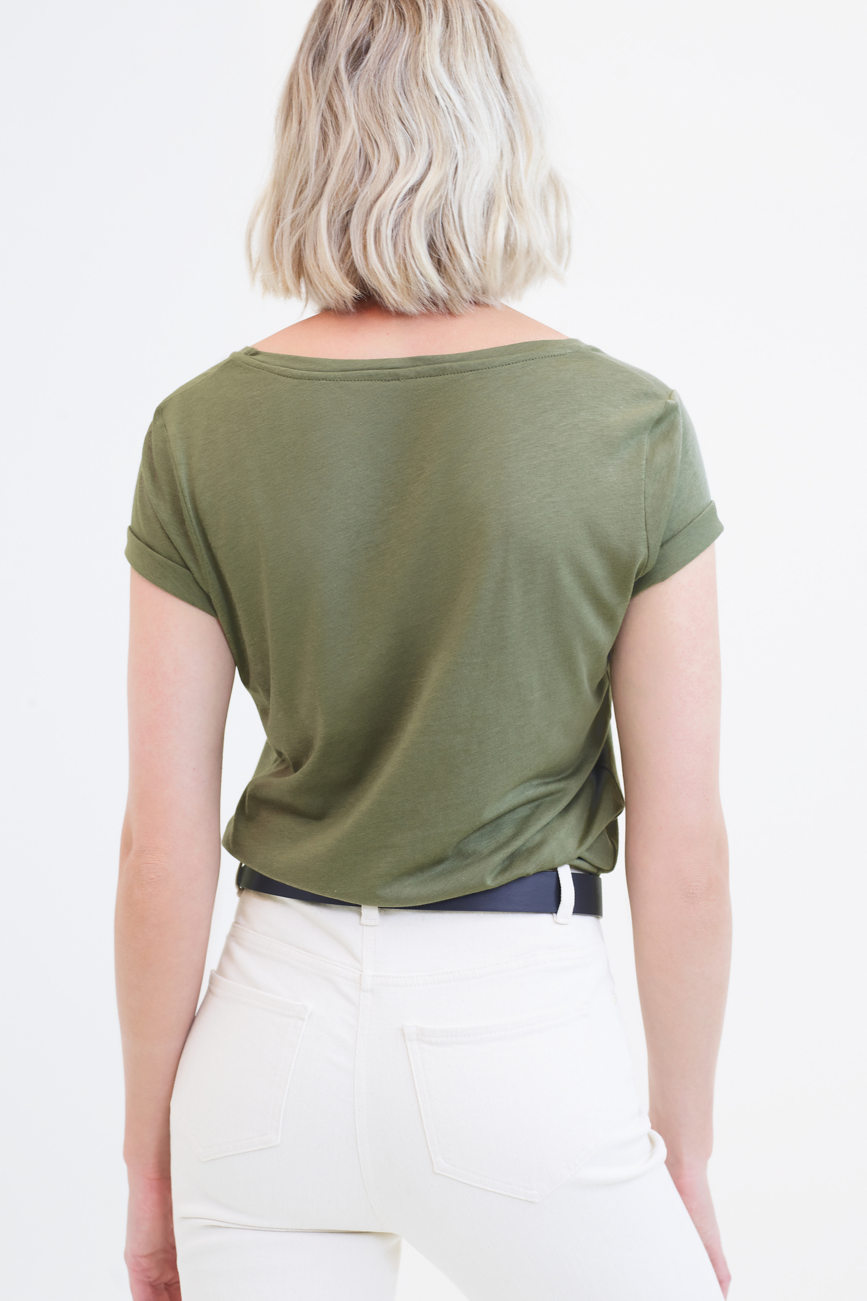 Camiseta Nessa verde caqui mujer Caroll