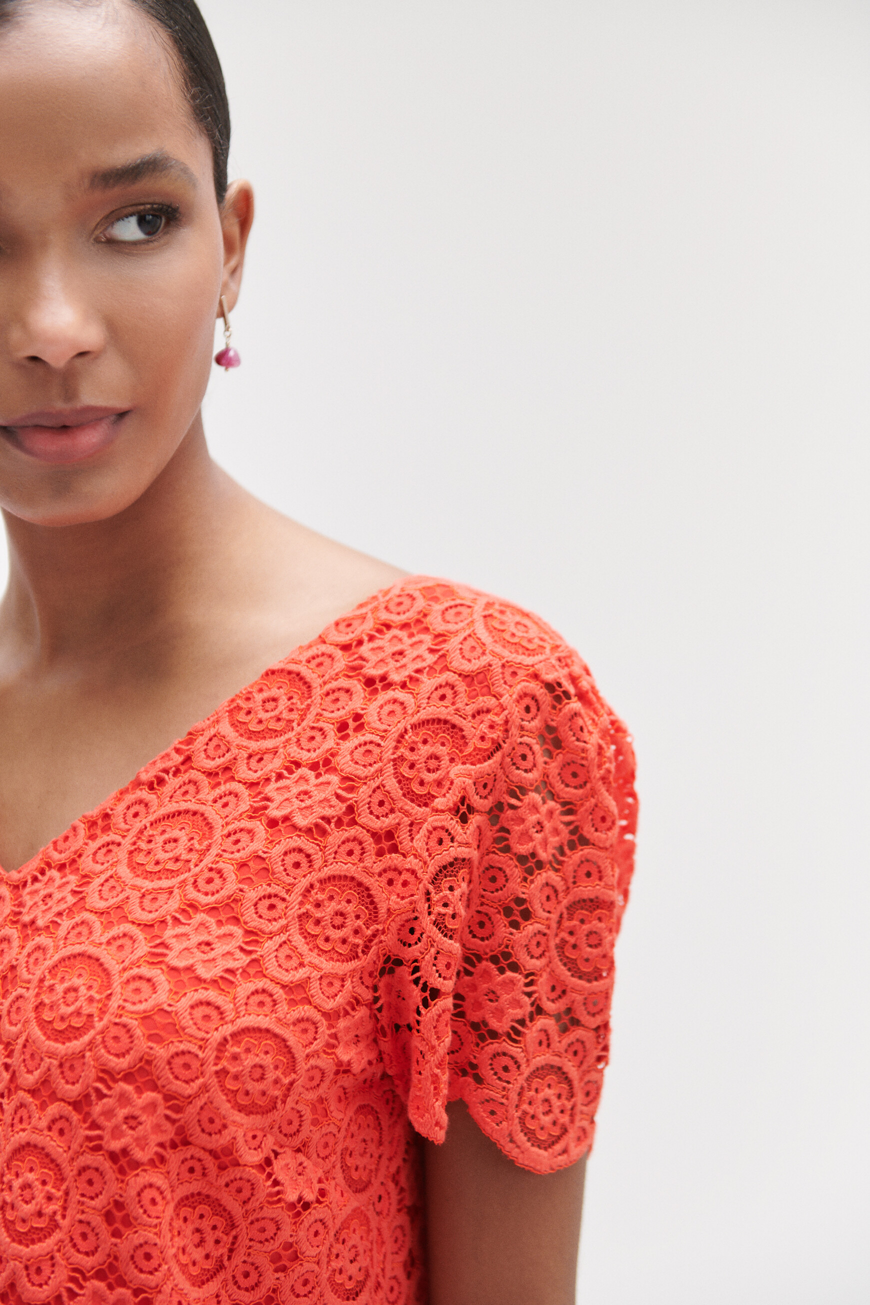 robe lulu rouge femme