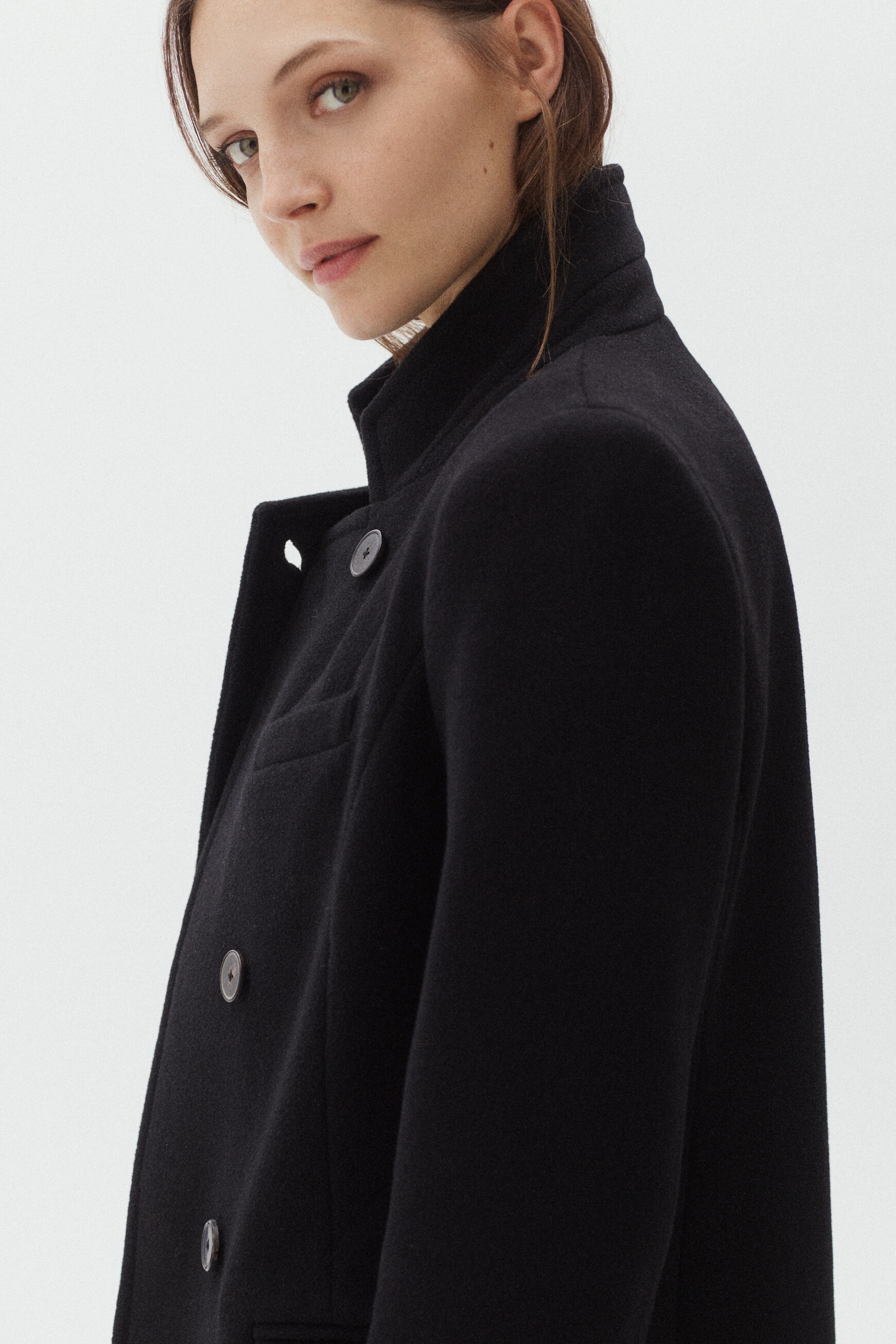 manteau jacques noir femme manteau jacques noir femme