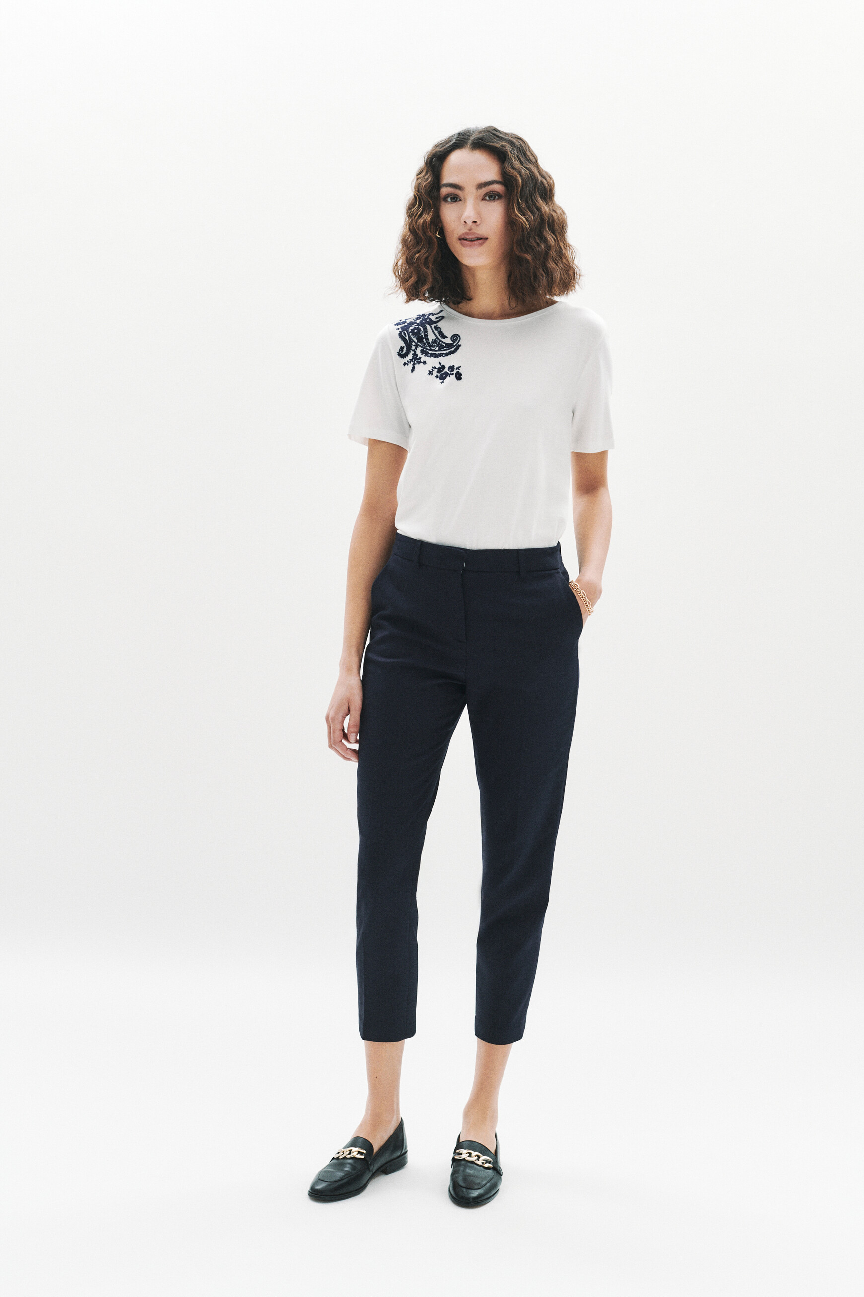 t shirt tegane ecru femme T-shirt Tegane ecru femme