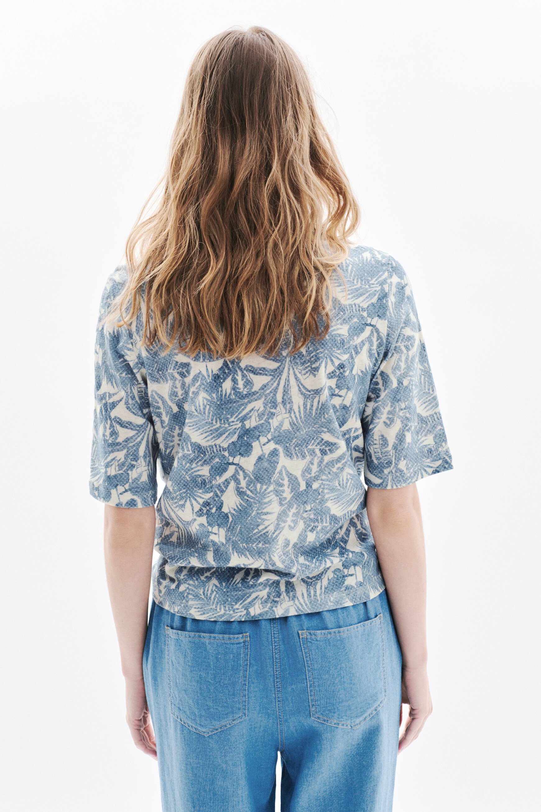 tevelina2 t shirt blauwgrijs vrouw Tevelina2 T-shirt blauwgrijs vrouw